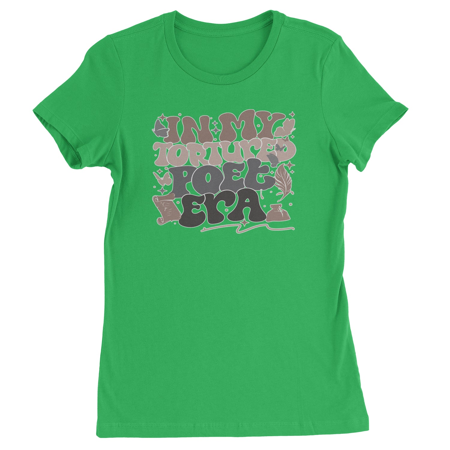 In My Tortured Poet Era TTPD Music Womens T-shirt Kelly Green