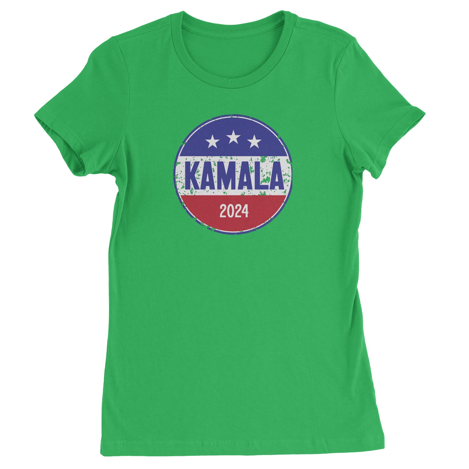 Kamala Badge 2024 - Kamala Harris For President 2024 Womens T-shirt Kelly Green