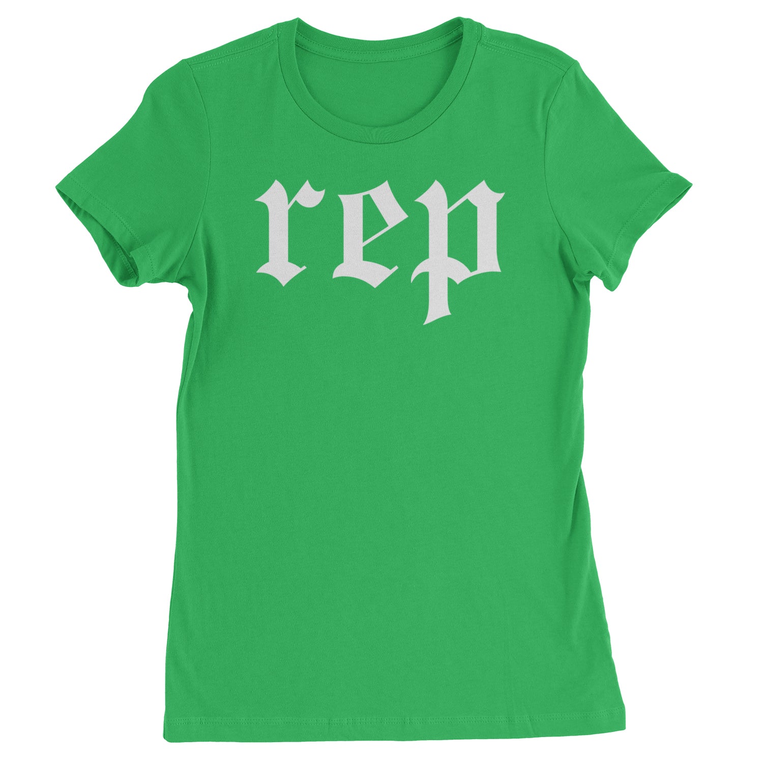 REP Reputation Eras Music Lover Gift Fan Favorite Womens T-shirt Kelly Green