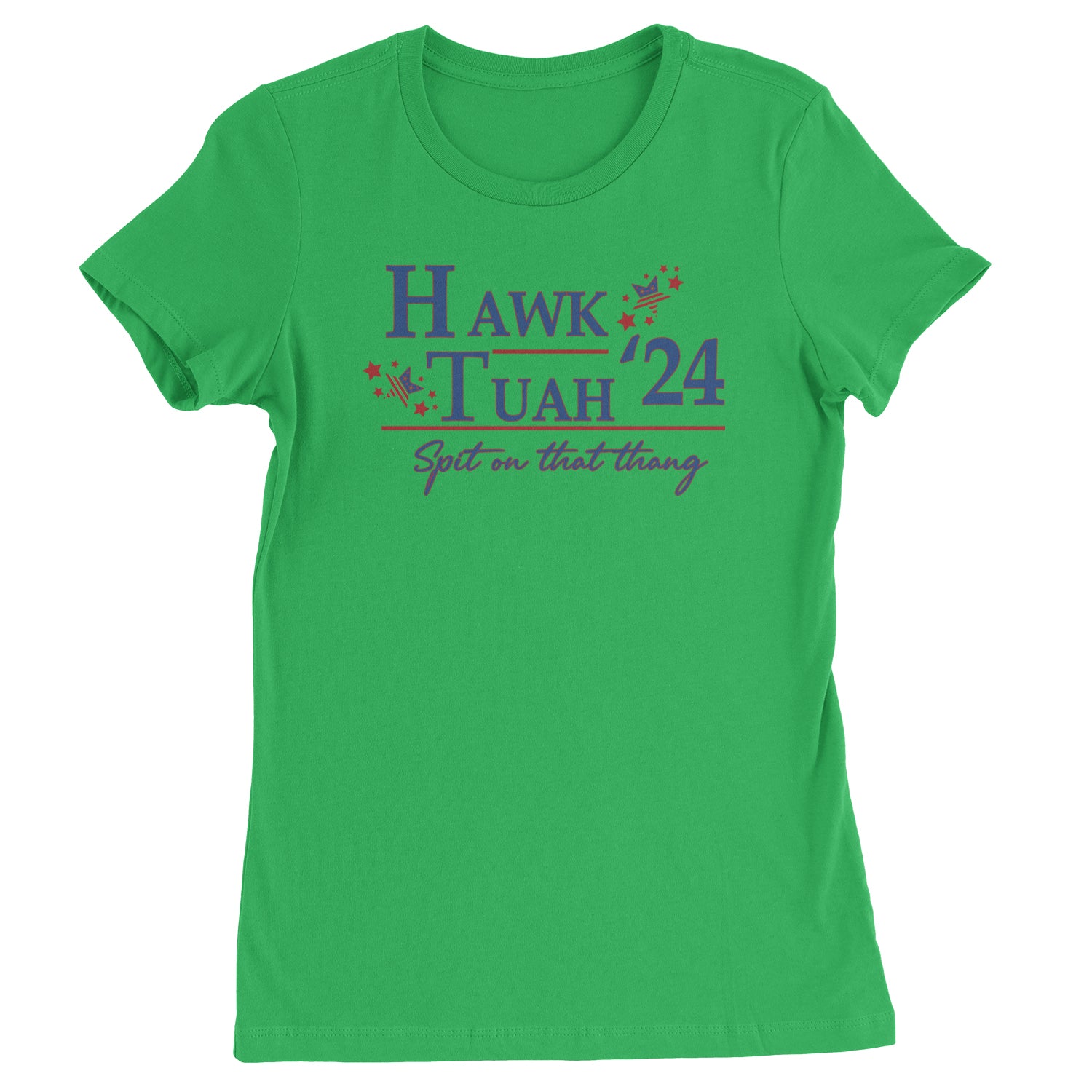 Vote For Hawk Tuah Spit On That Thang 2024 Womens T-shirt Heather Grey