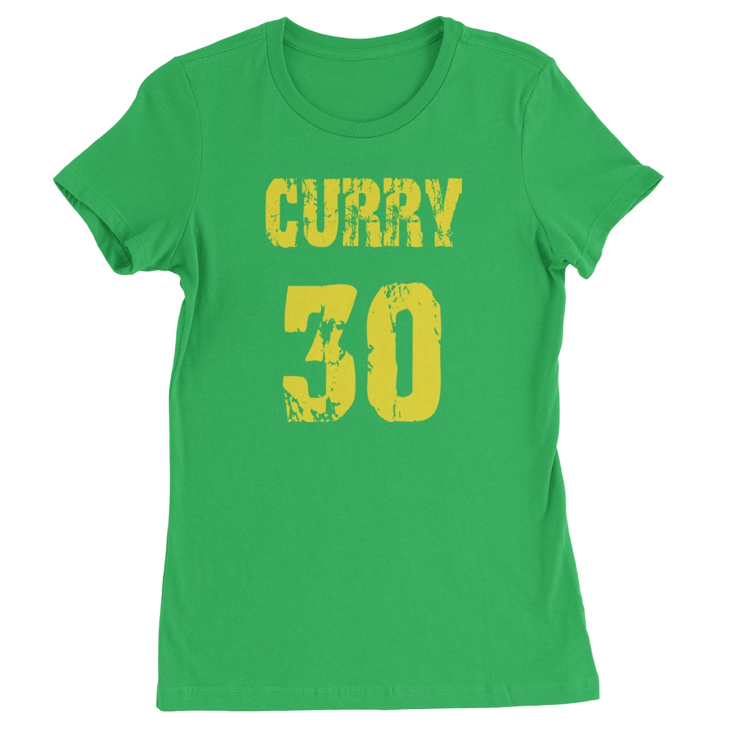 Curry #30 Womens T-shirt Kelly Green