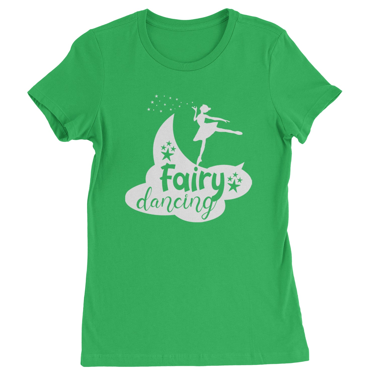 Fairy Dancing Womens T-shirt Kelly Green