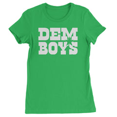 Dem Boys Dallas Football Womens T-shirt Kelly Green