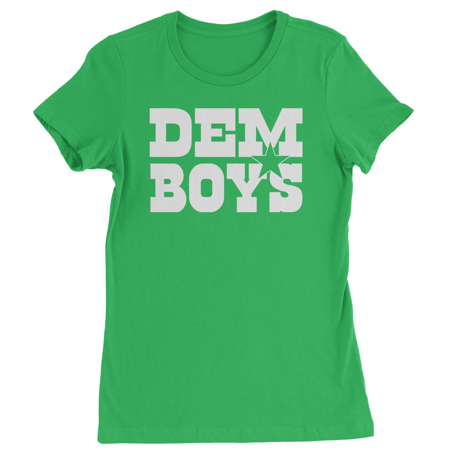 Dem Boys Dallas Football Womens T-shirt Kelly Green