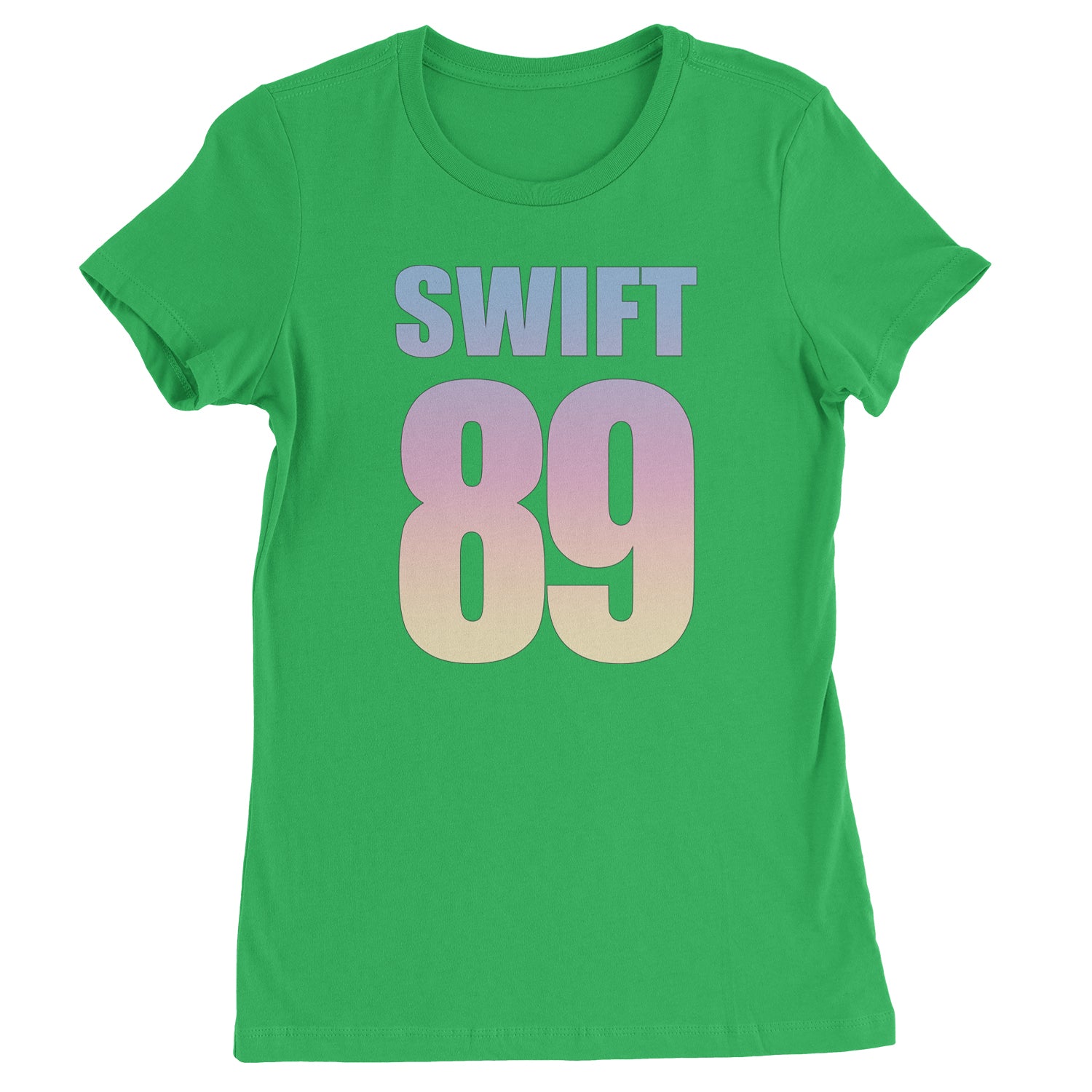 Lover Era Swift 89 Birth Year Music Fan TTPD Womens T-shirt Kelly Green