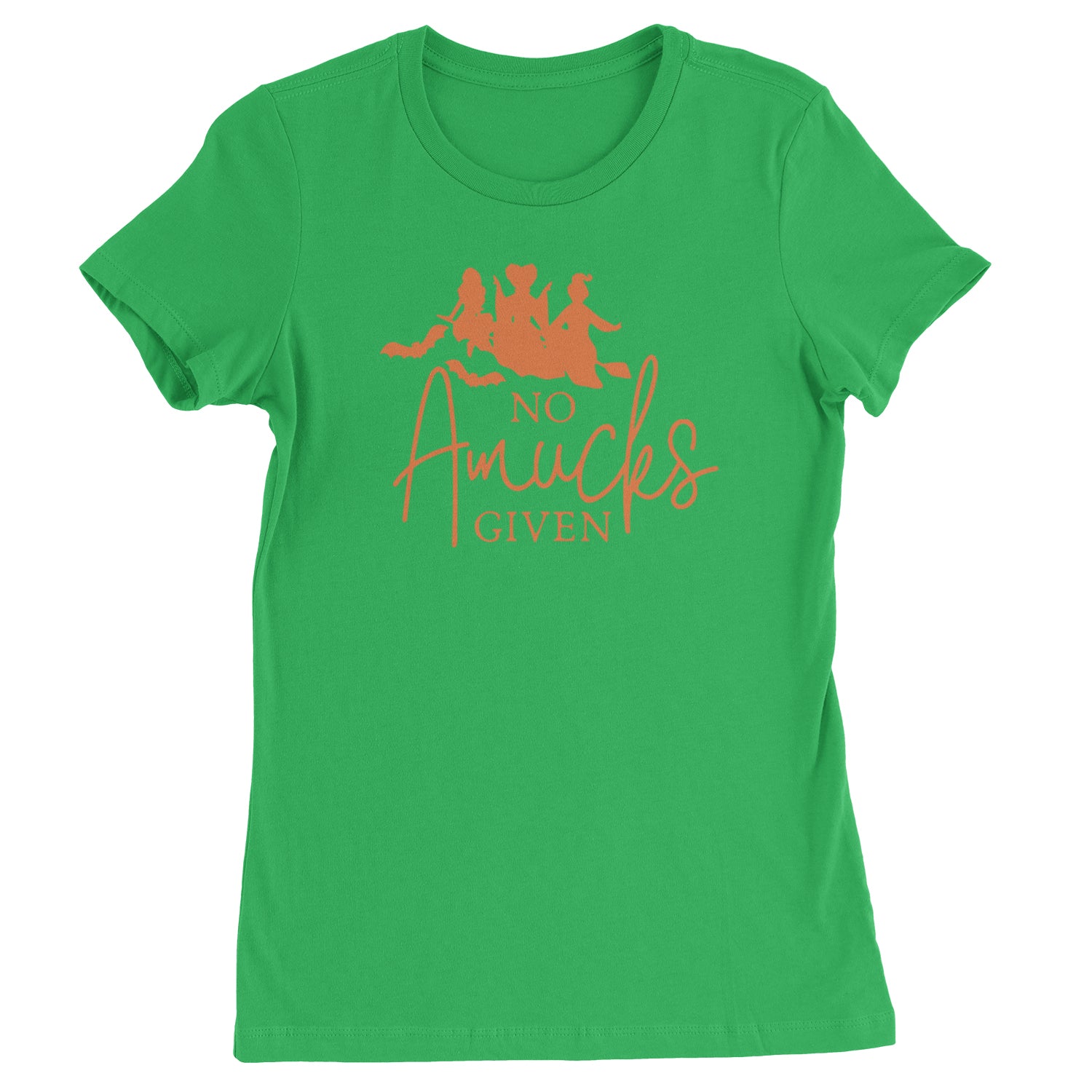 No Amucks Given Hocus Pocus Womens T-shirt Kelly Green