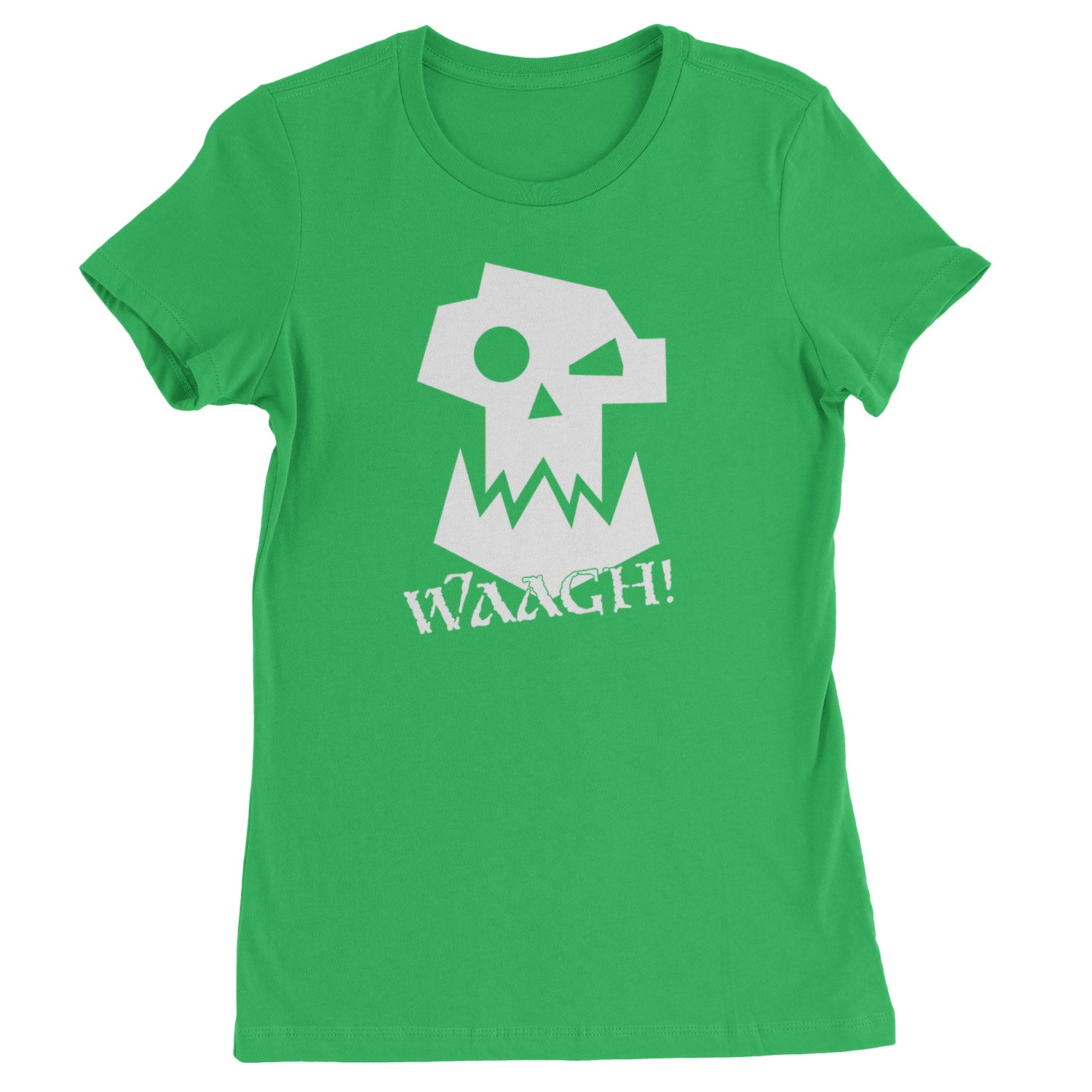 Ork Miniature Tabletop Wargaming Waagh Womens T-shirt Kelly Green