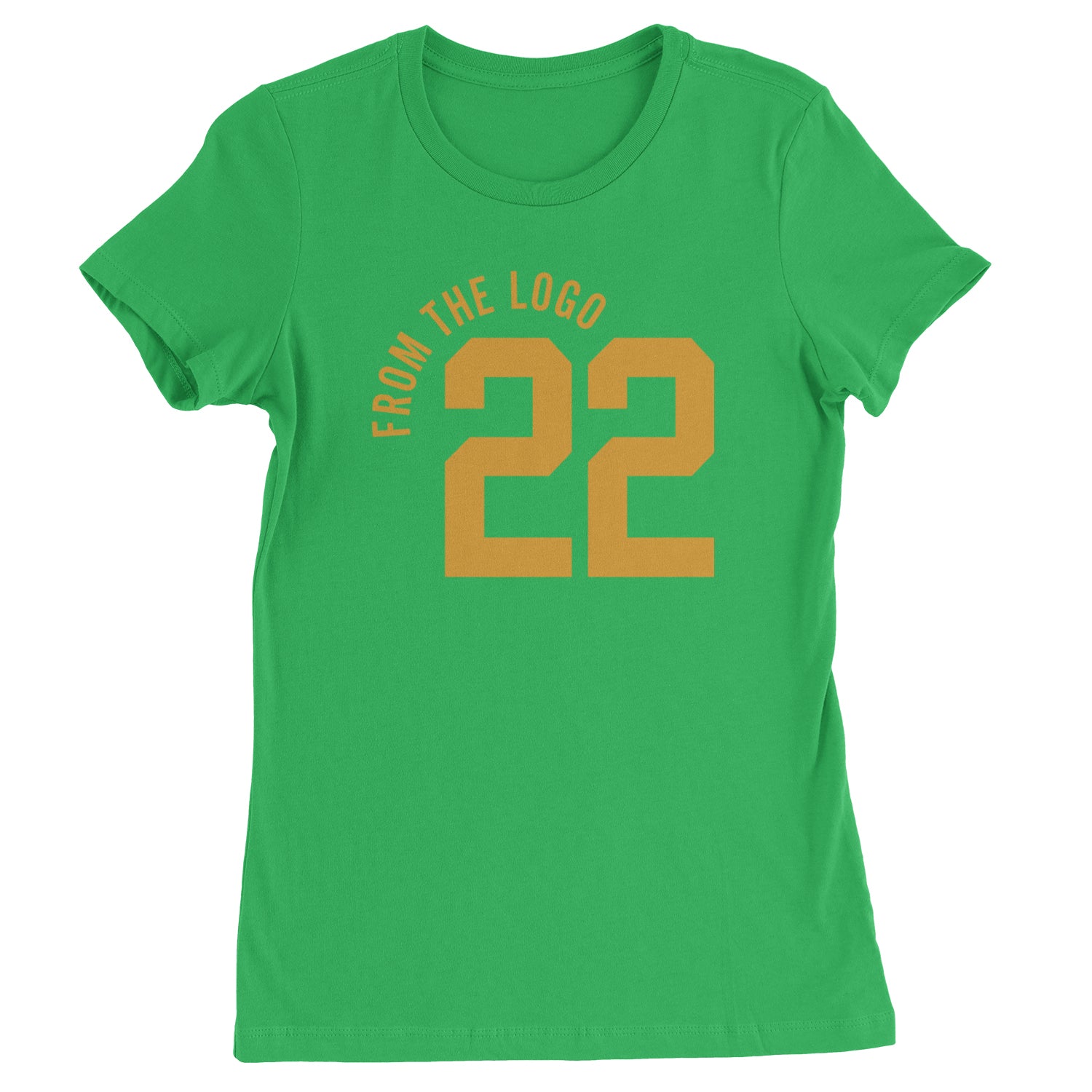 From The Logo #22 Basketball Womens T-shirt Kelly Green