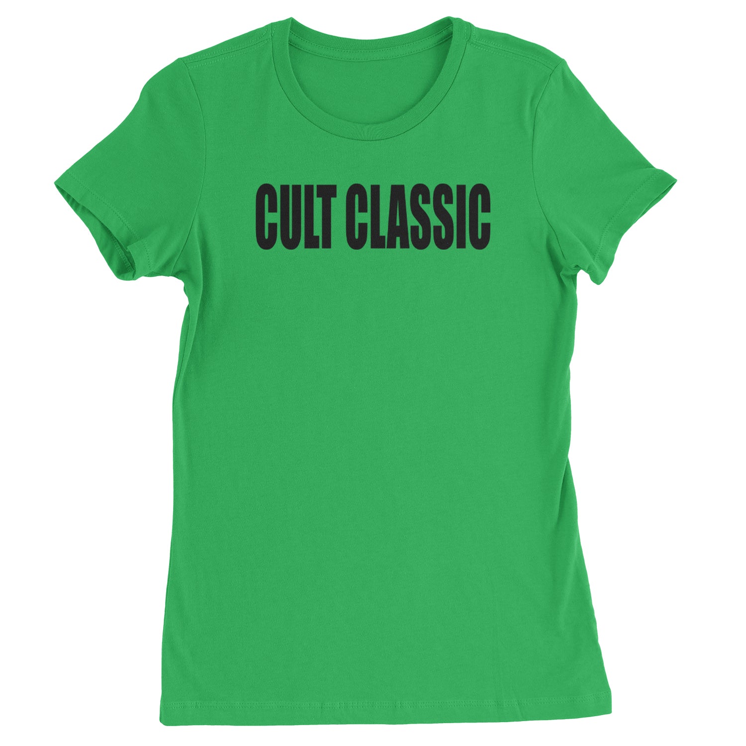 Cult Classic Pop Music Club  Womens T-shirt Kelly Green