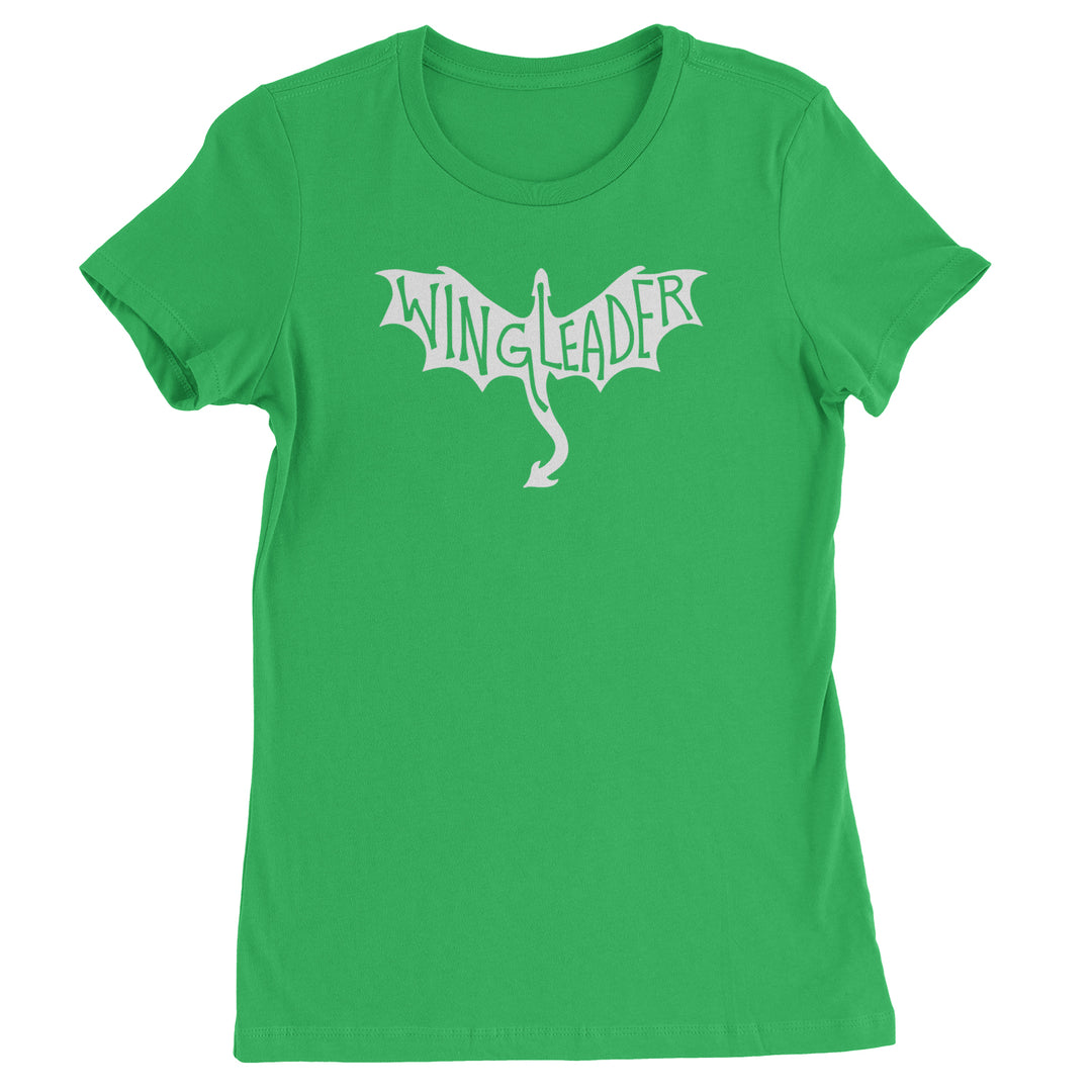 Wingleader Basgiath War College Womens T-shirt Kelly Green