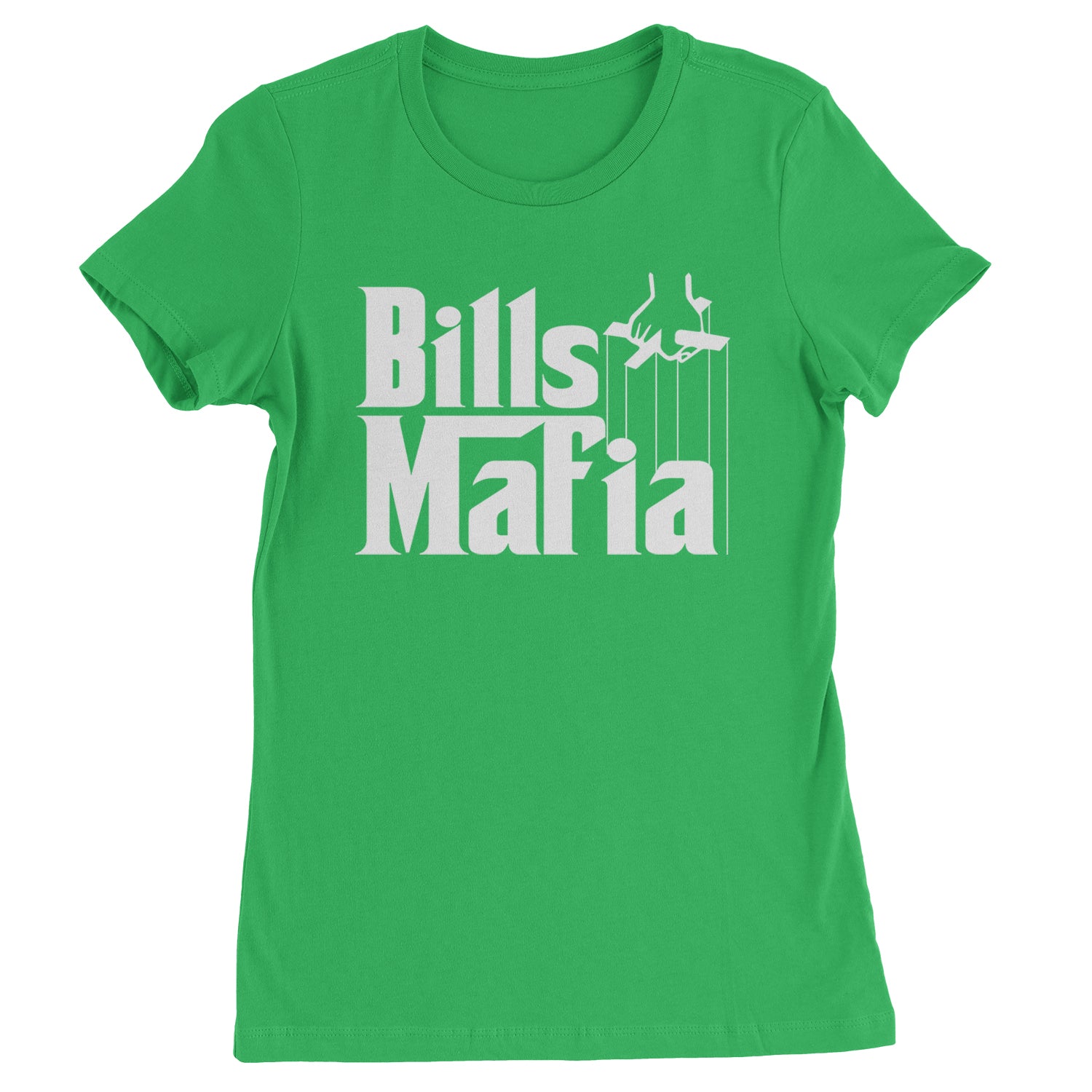 Mafia Bills Mafia Godfather Womens T-shirt Kelly Green