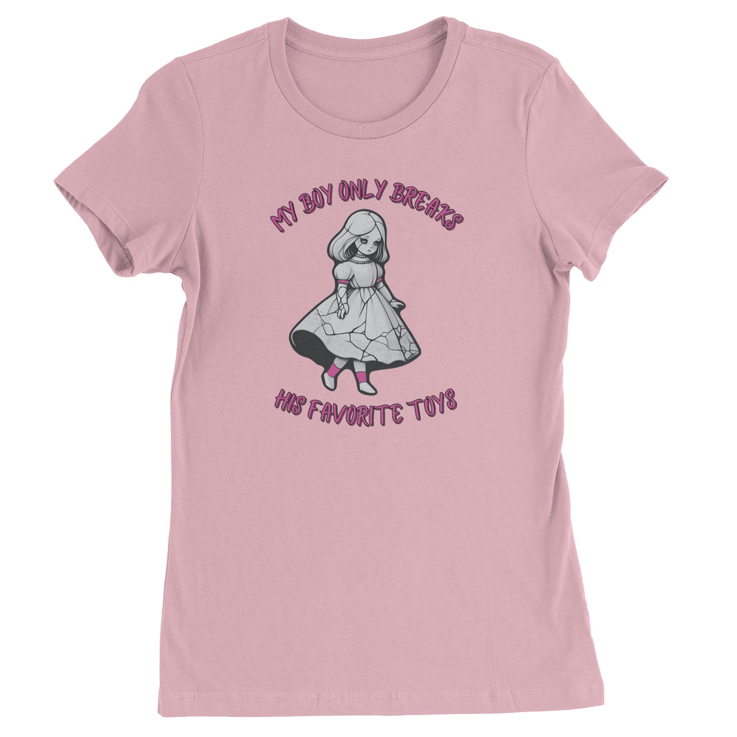 My Boy Only Breaks His Favorite Toys TTPD Music Womens T-shirt Light Pink