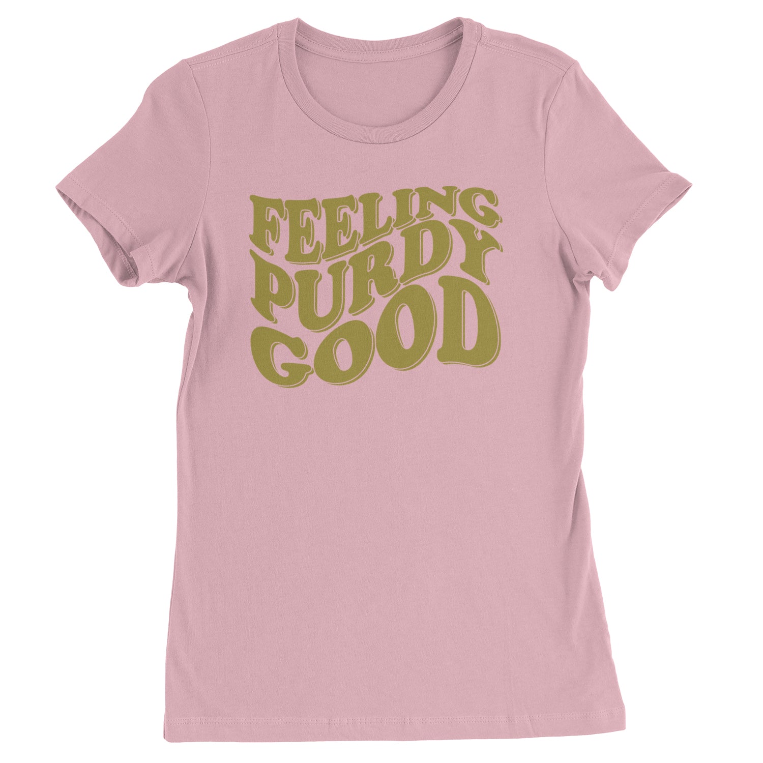 Feeling Purdy Good San Francisco Womens T-shirt Light Pink