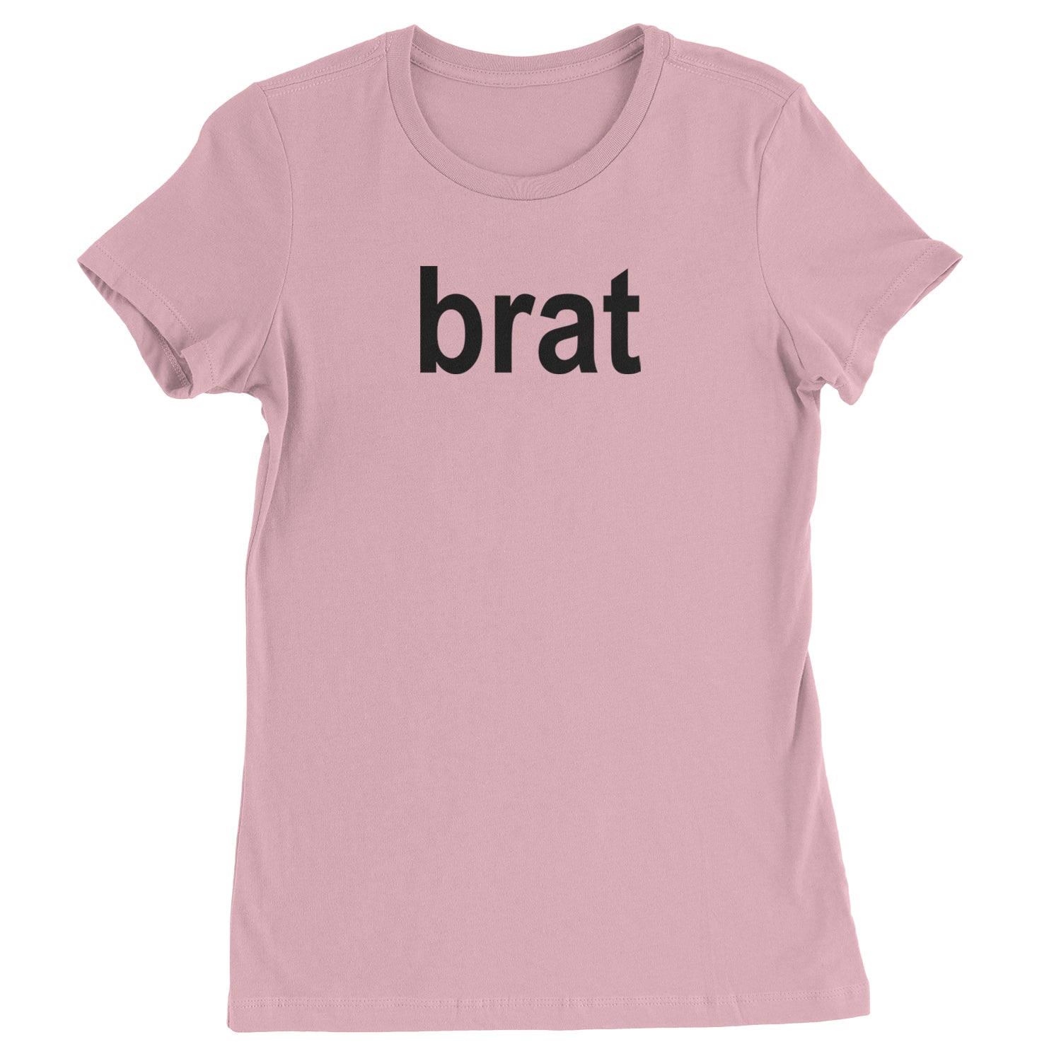 Brat Lime Green I'm So Julia Womens T-shirt Light Pink