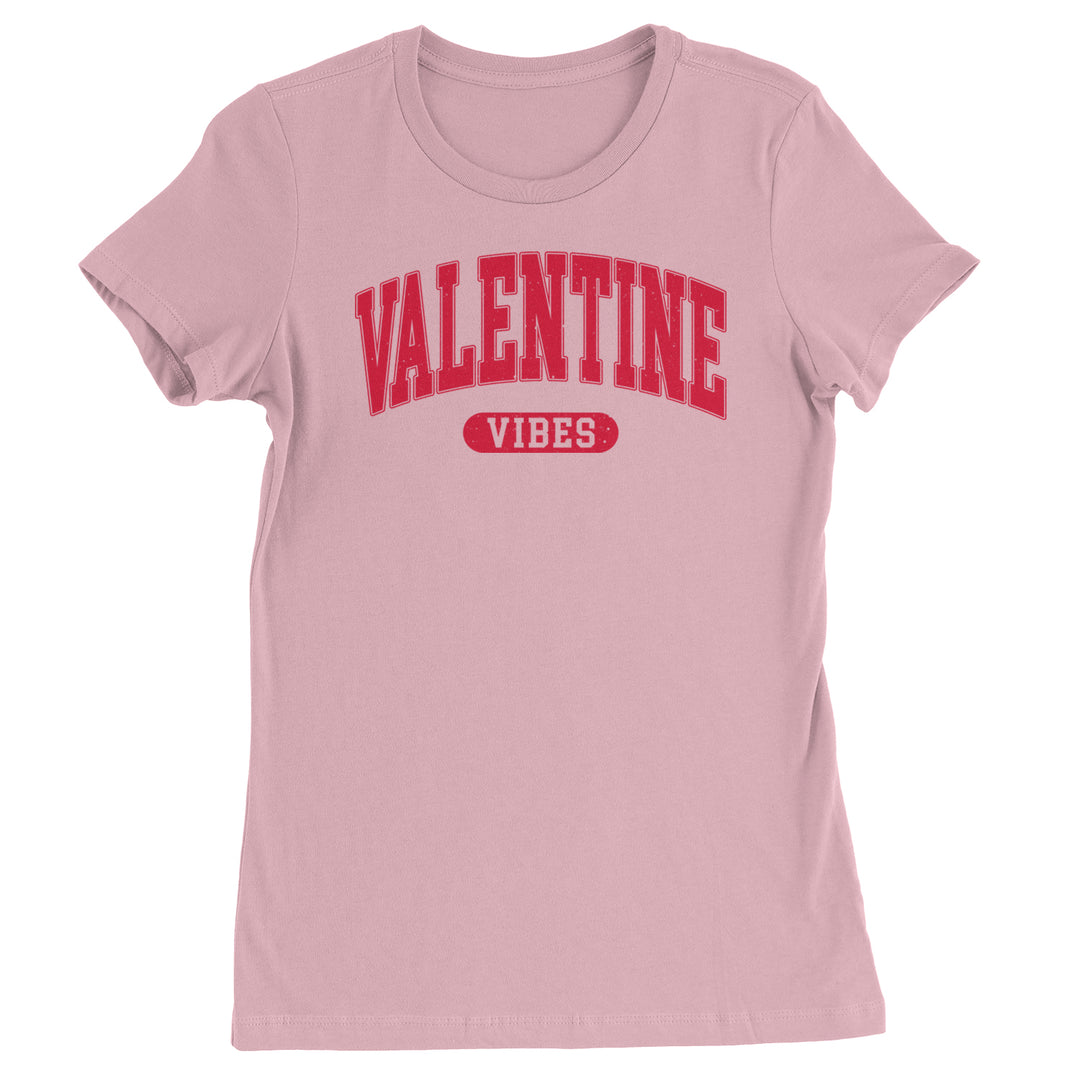 Valentines Vibes  Womens T-shirt Light Pink