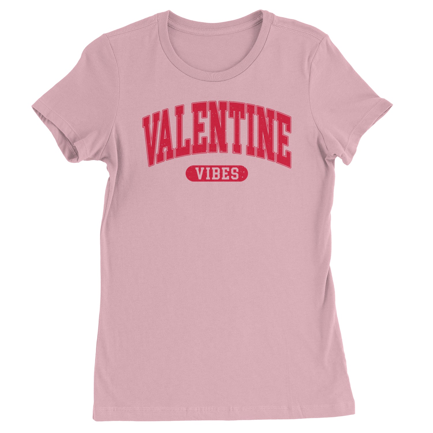 Valentines Vibes  Womens T-shirt Light Pink