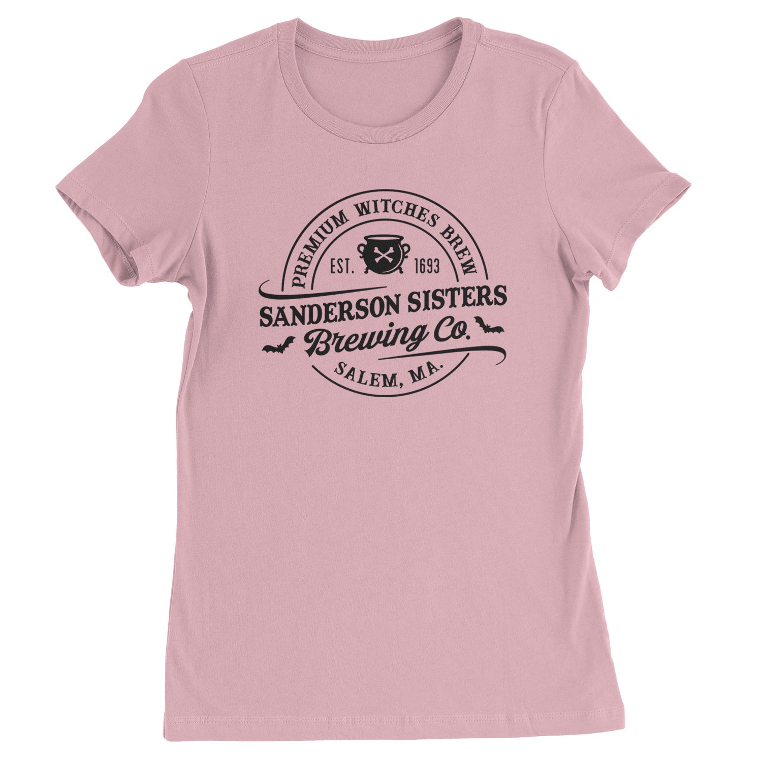 Sanderson Sisters Brewing Company Witches Brew Womens T-shirt Light Pink