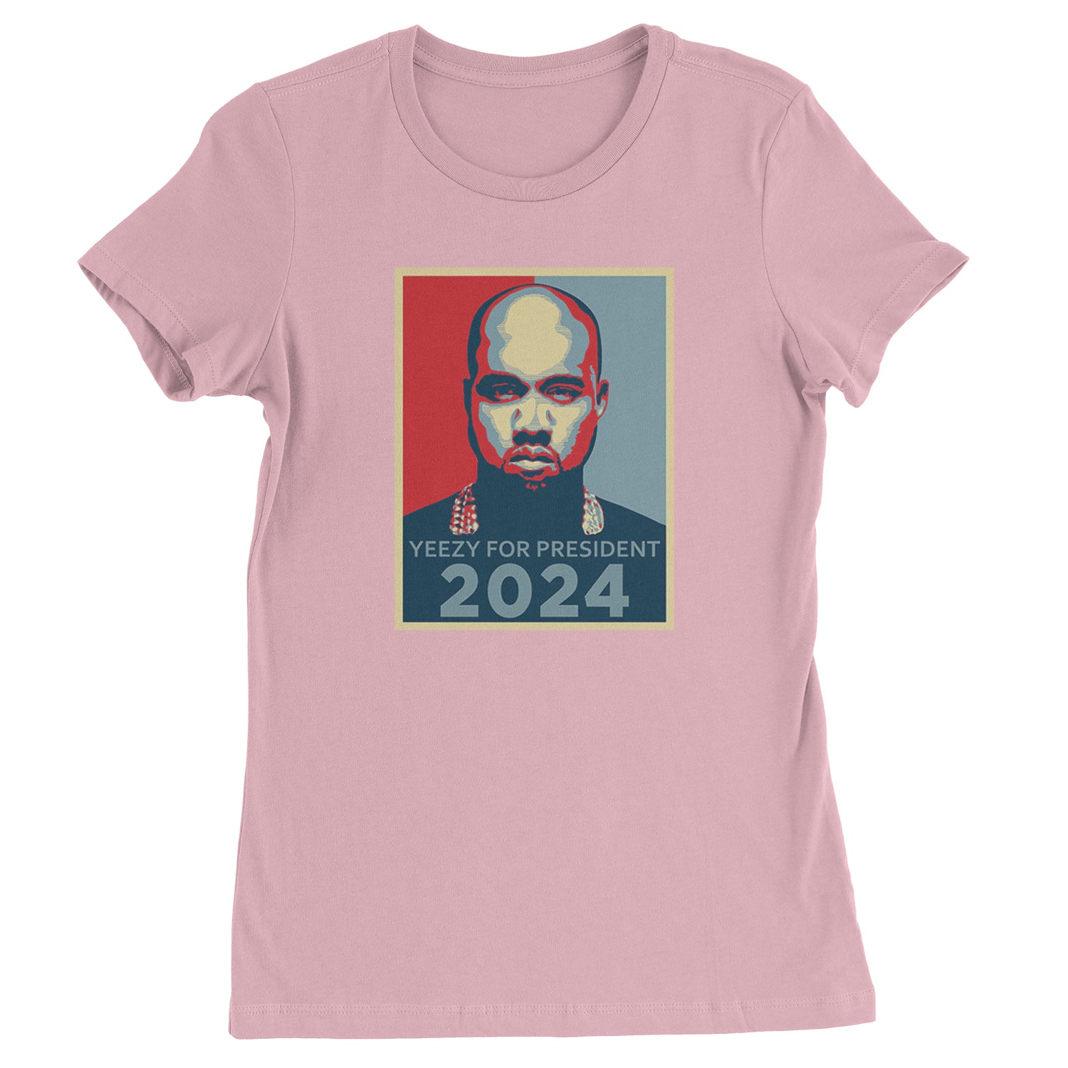 Yeezus For President Vote for Ye Womens T-shirt Light Pink