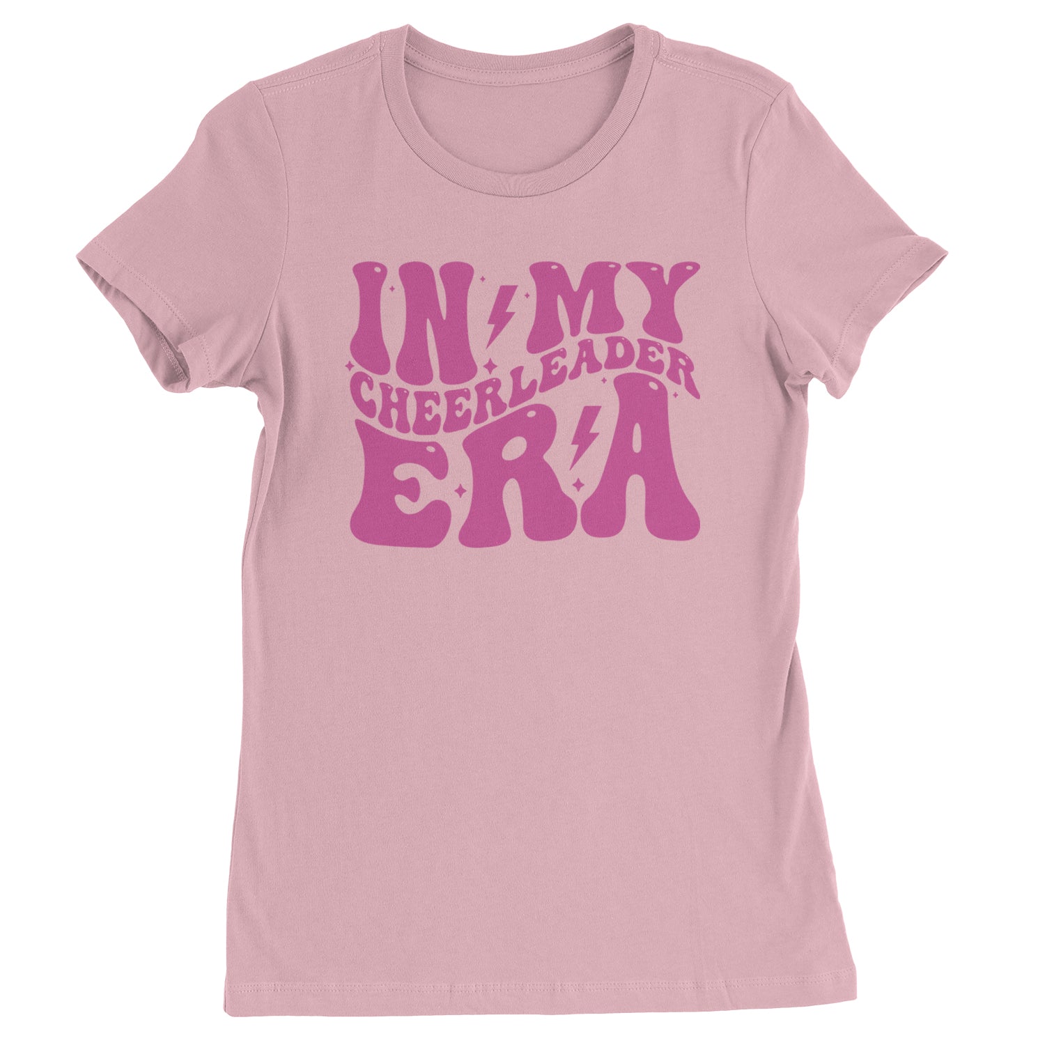 In My Cheerleader Era Womens T-shirt Light Pink