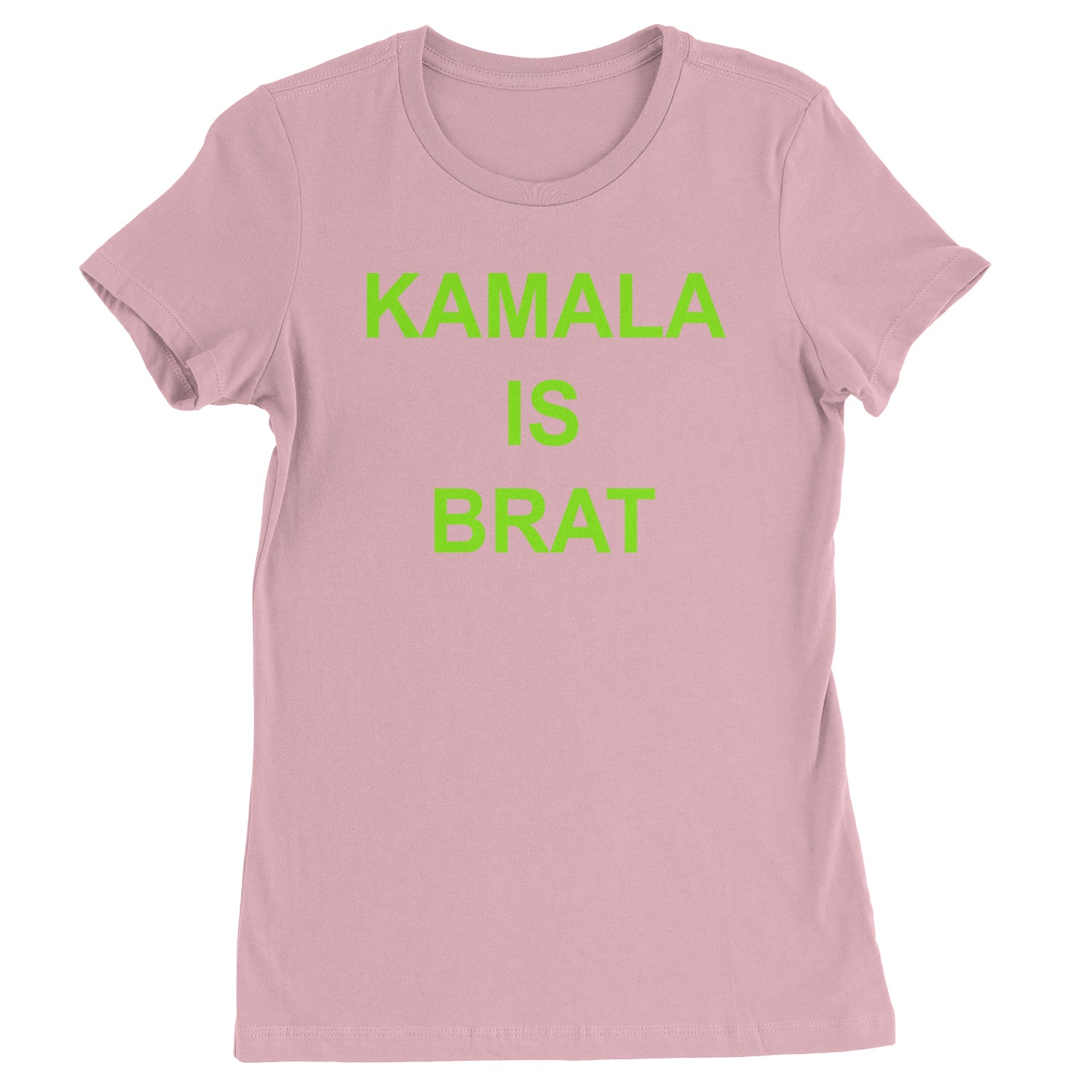 Kamala Is Brat - President Harris 2024 Womens T-shirt Light Pink