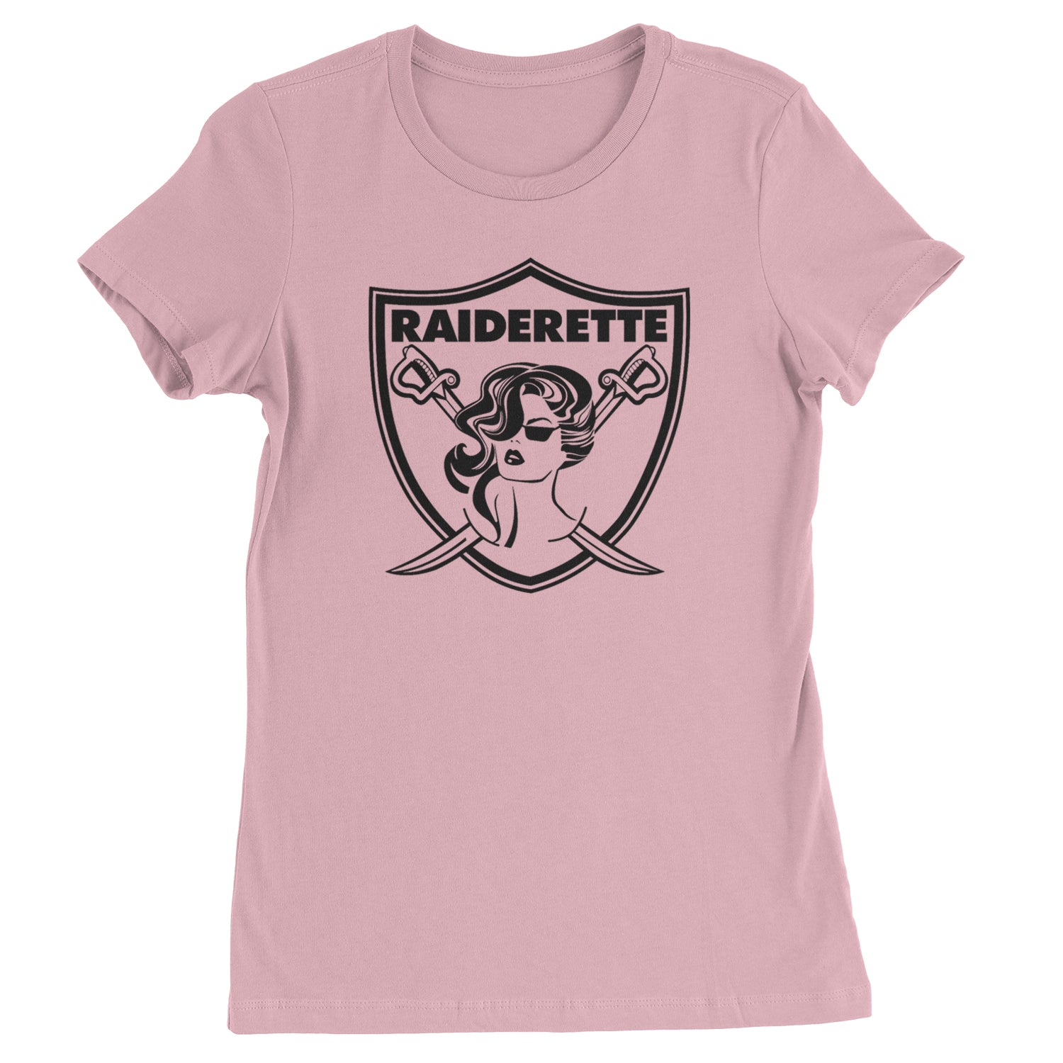 Raiderette Football Gameday Ready Womens T-shirt Light Pink