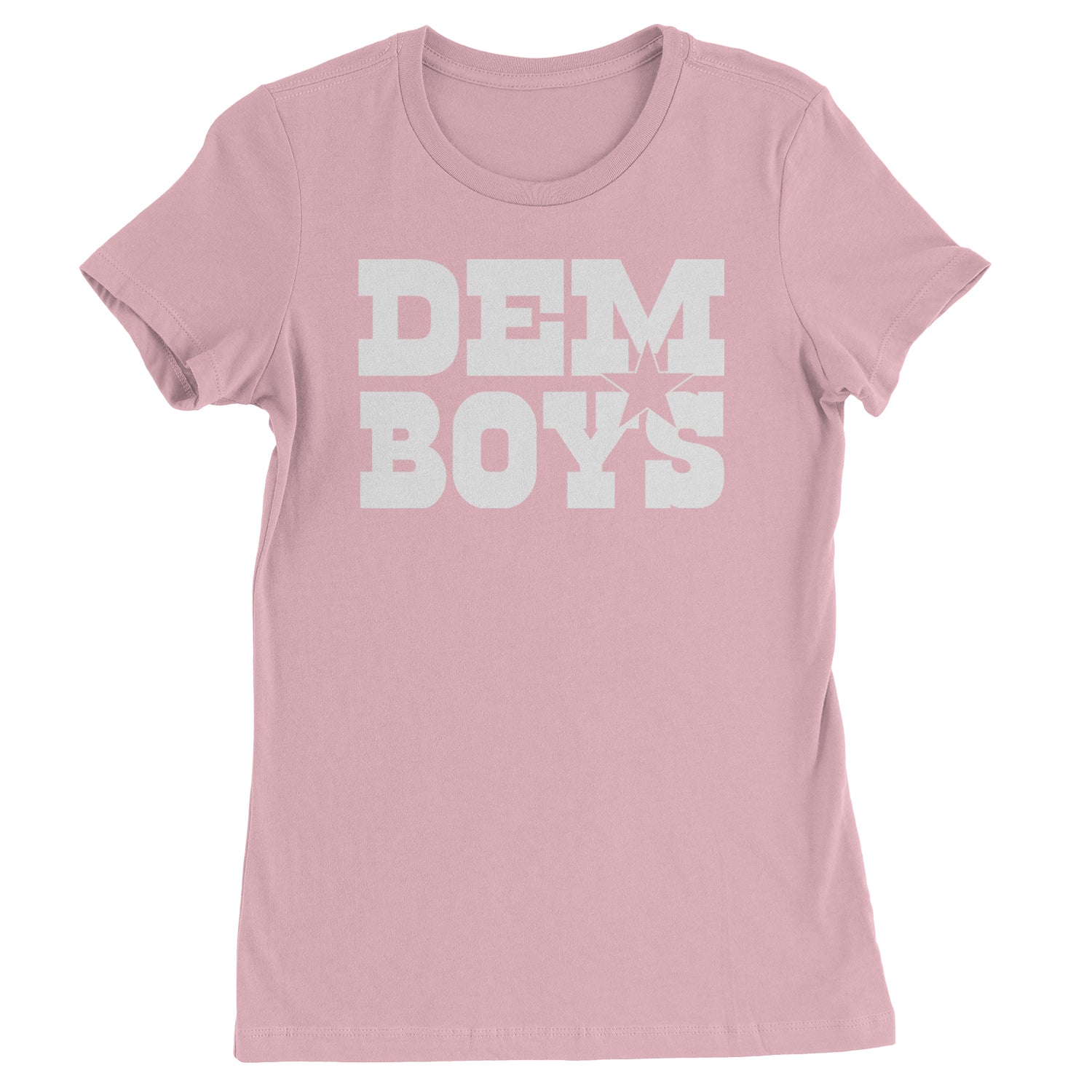 Dem Boys Dallas Football Womens T-shirt Light Pink