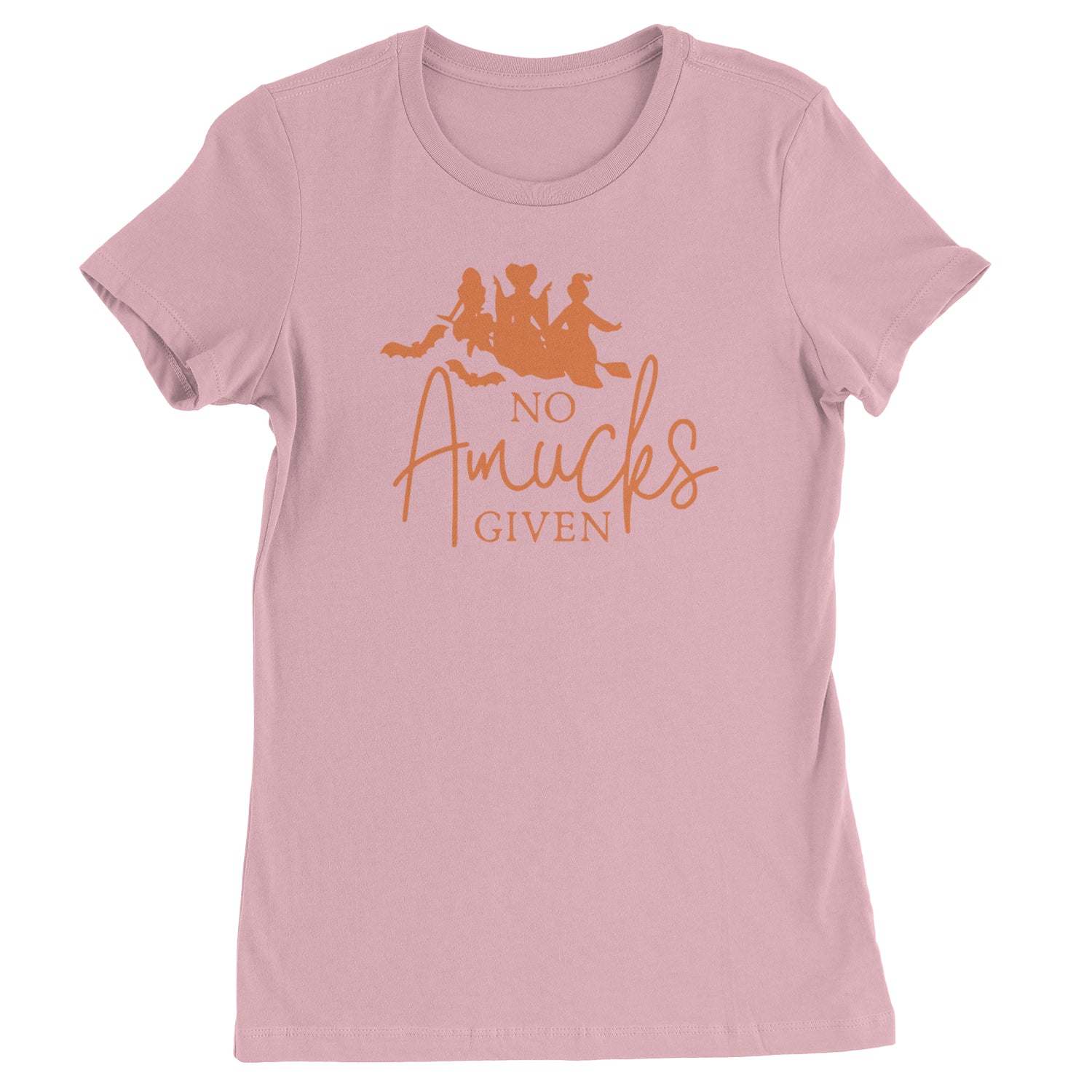 No Amucks Given Hocus Pocus Womens T-shirt Light Pink