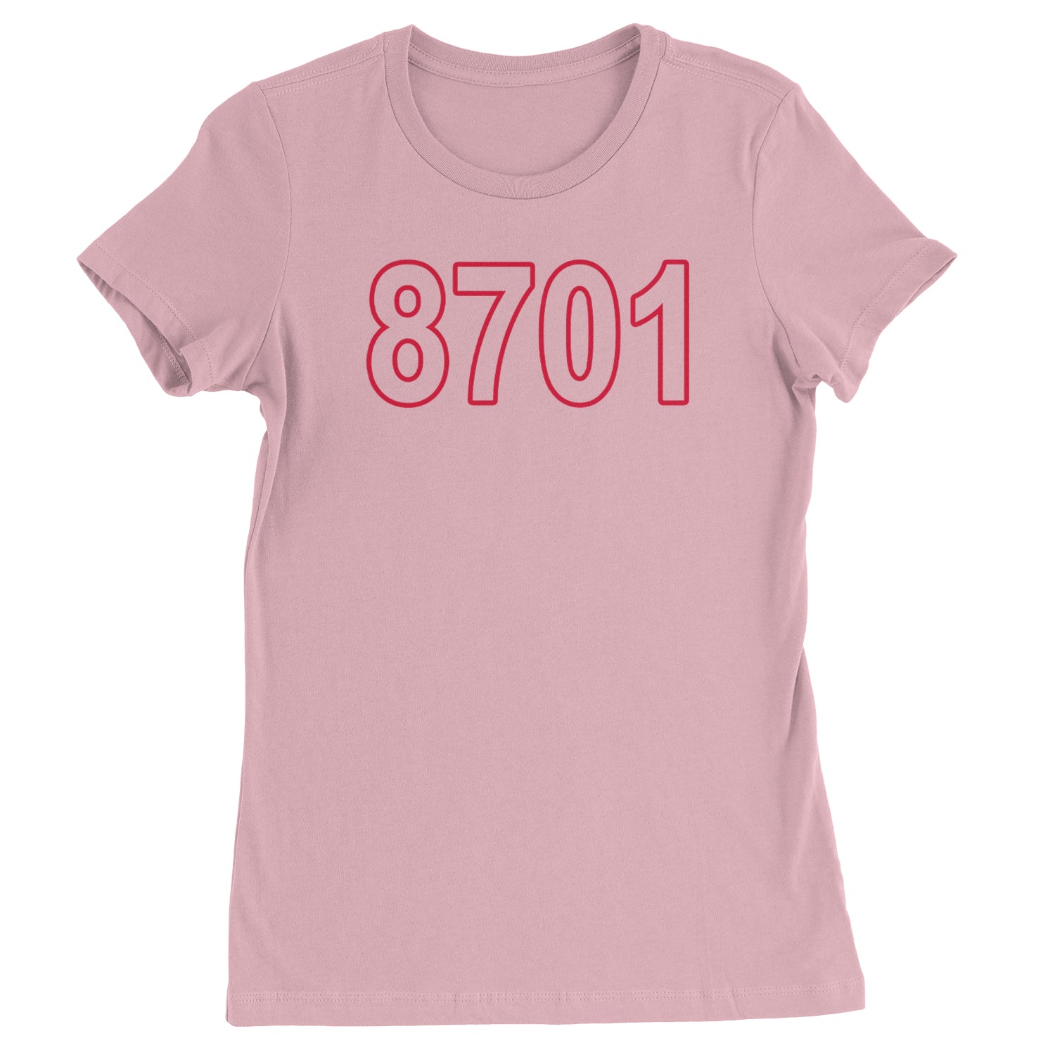 Timeless 8701 Era Y2K  Womens T-shirt Light Pink