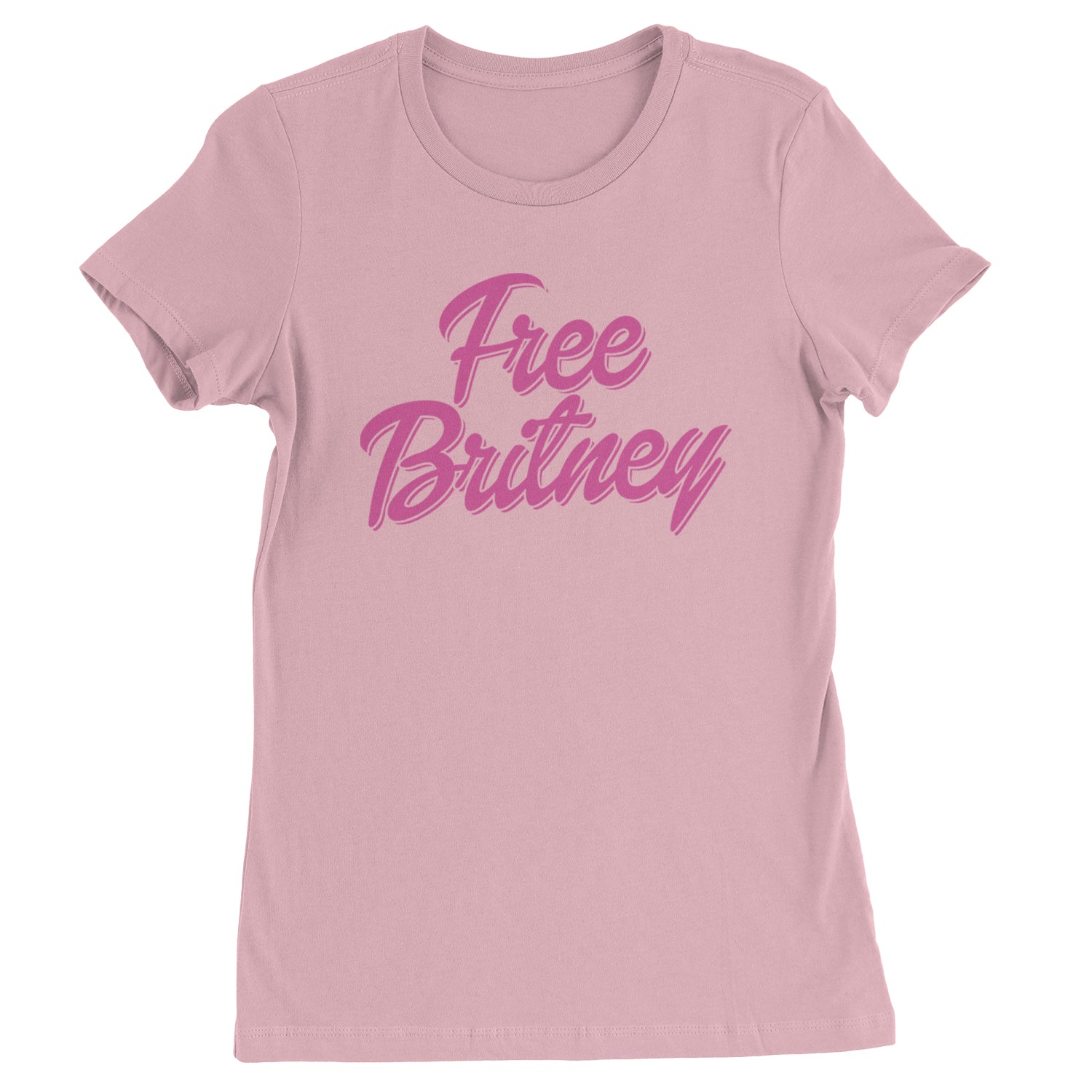 Pink Free Britney Womens T-shirt Light Pink