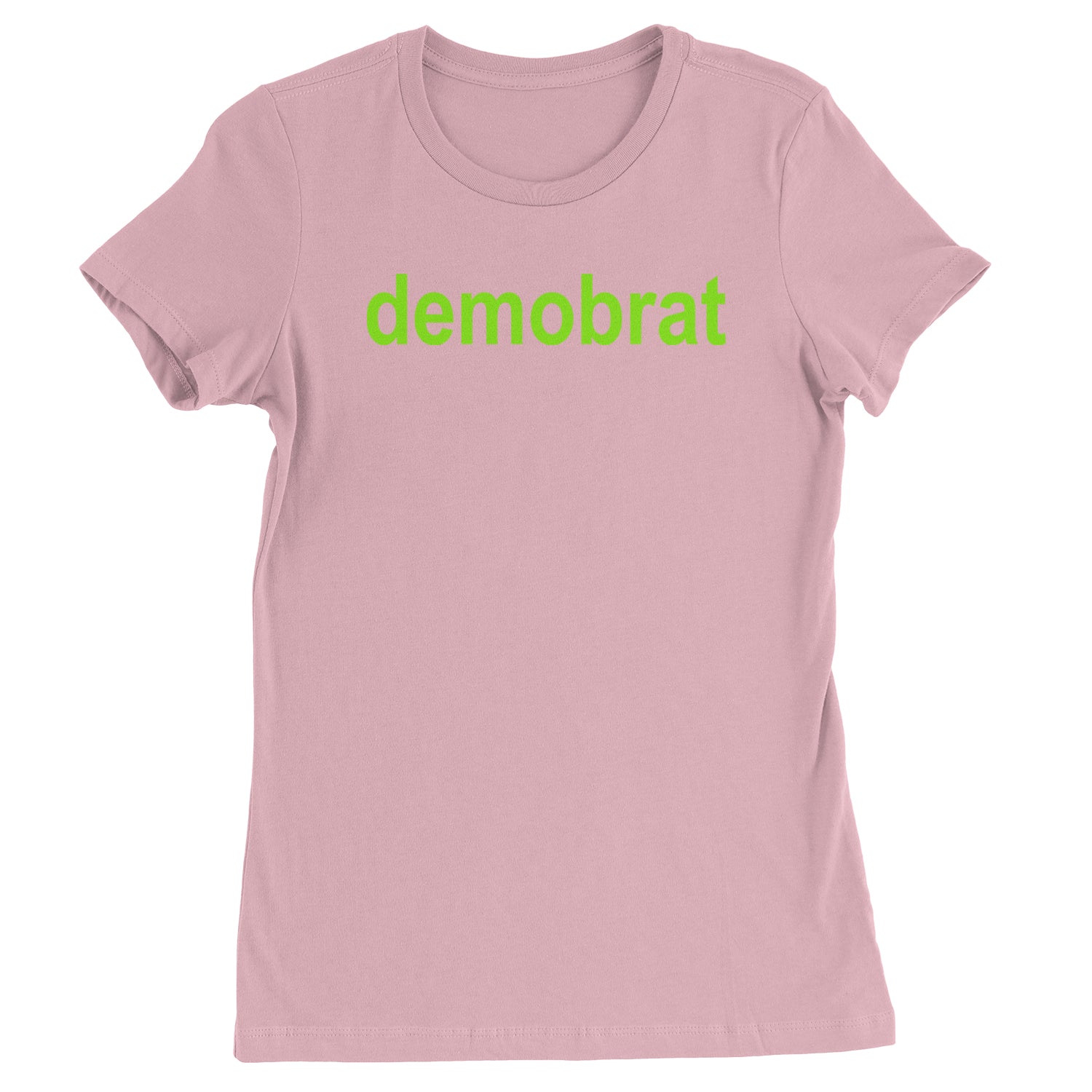 Demobrat Kamala Is Brat Vote Democrat Womens T-shirt Light Pink