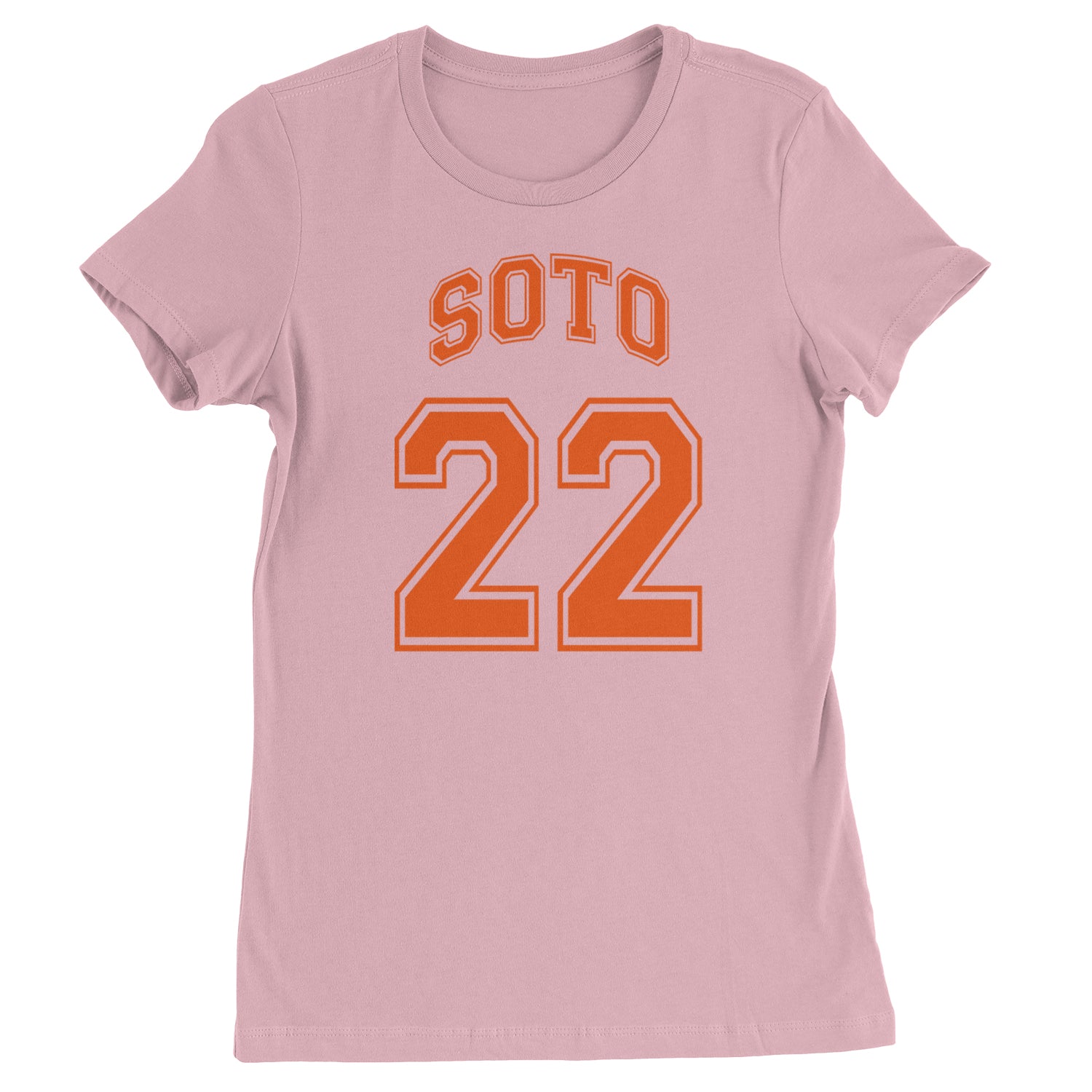 Soto Number 22  Womens T-shirt Light Pink