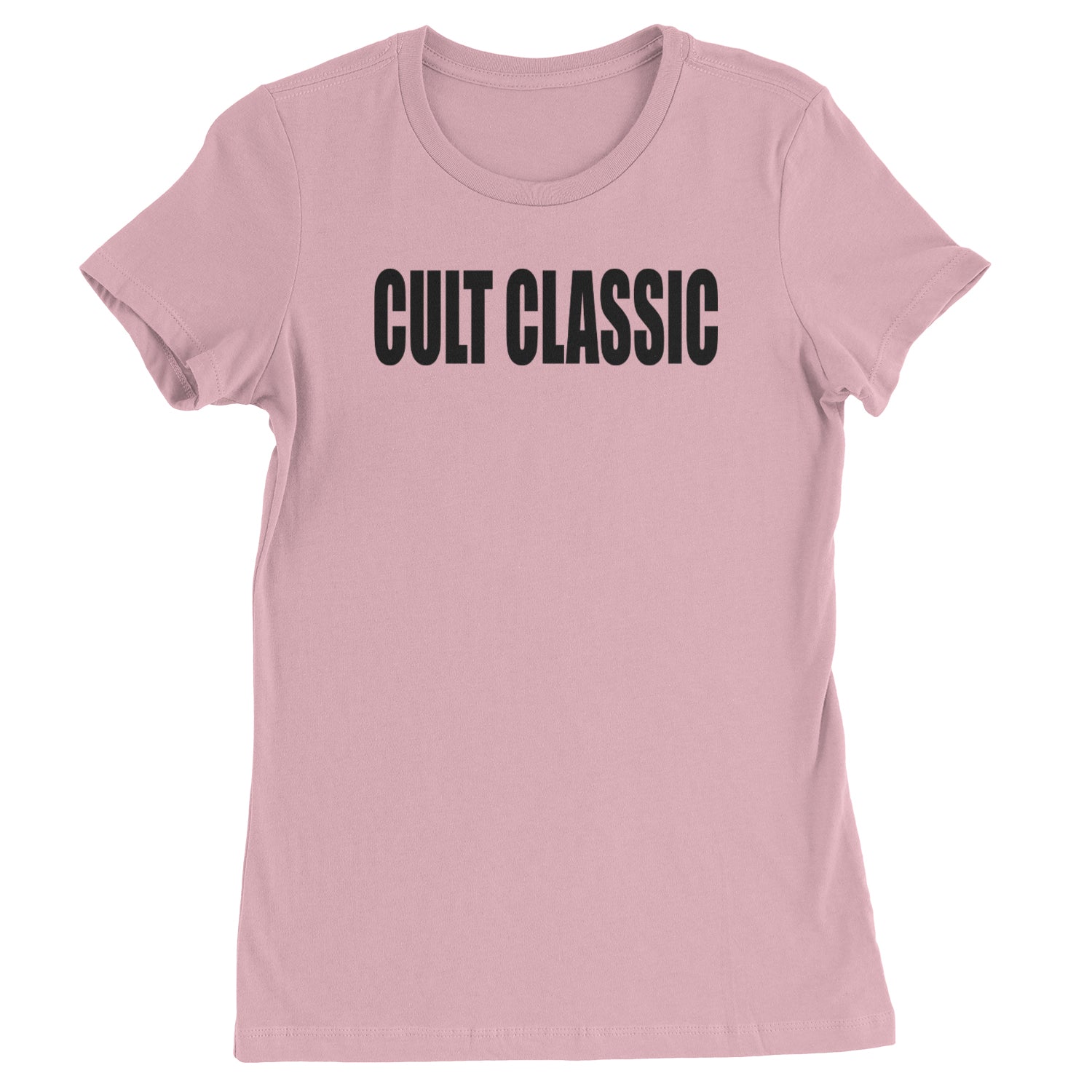 Cult Classic Pop Music Club  Womens T-shirt Light Pink