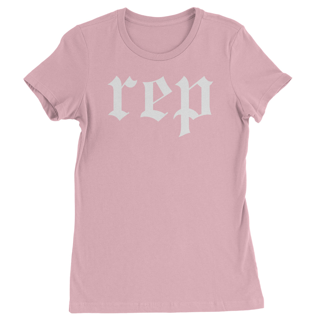 REP Reputation Eras Music Lover Gift Fan Favorite Womens T-shirt Light Pink