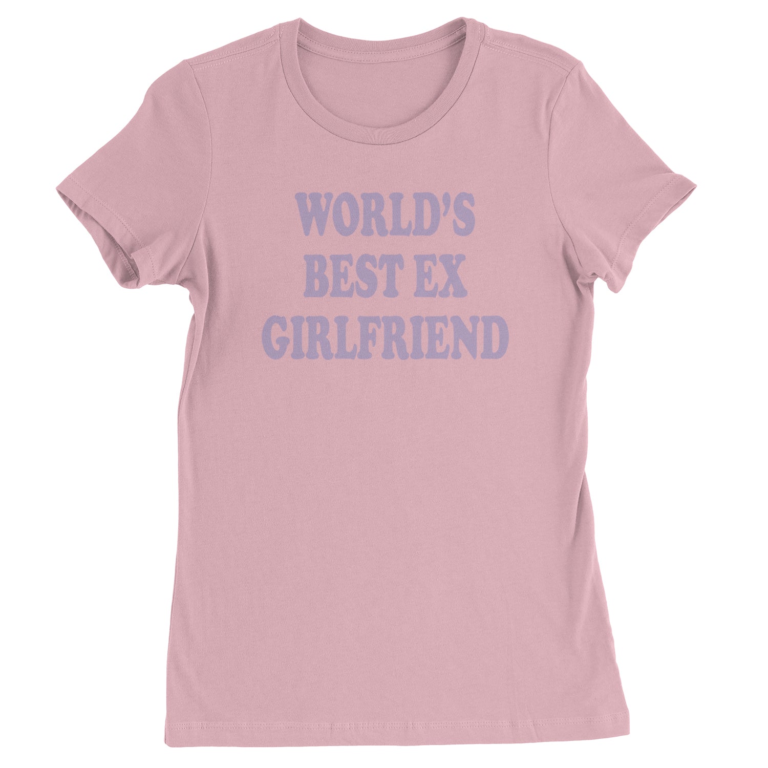 World's Best Ex Girlfriend Y2K Revenge Womens T-shirt Light Pink