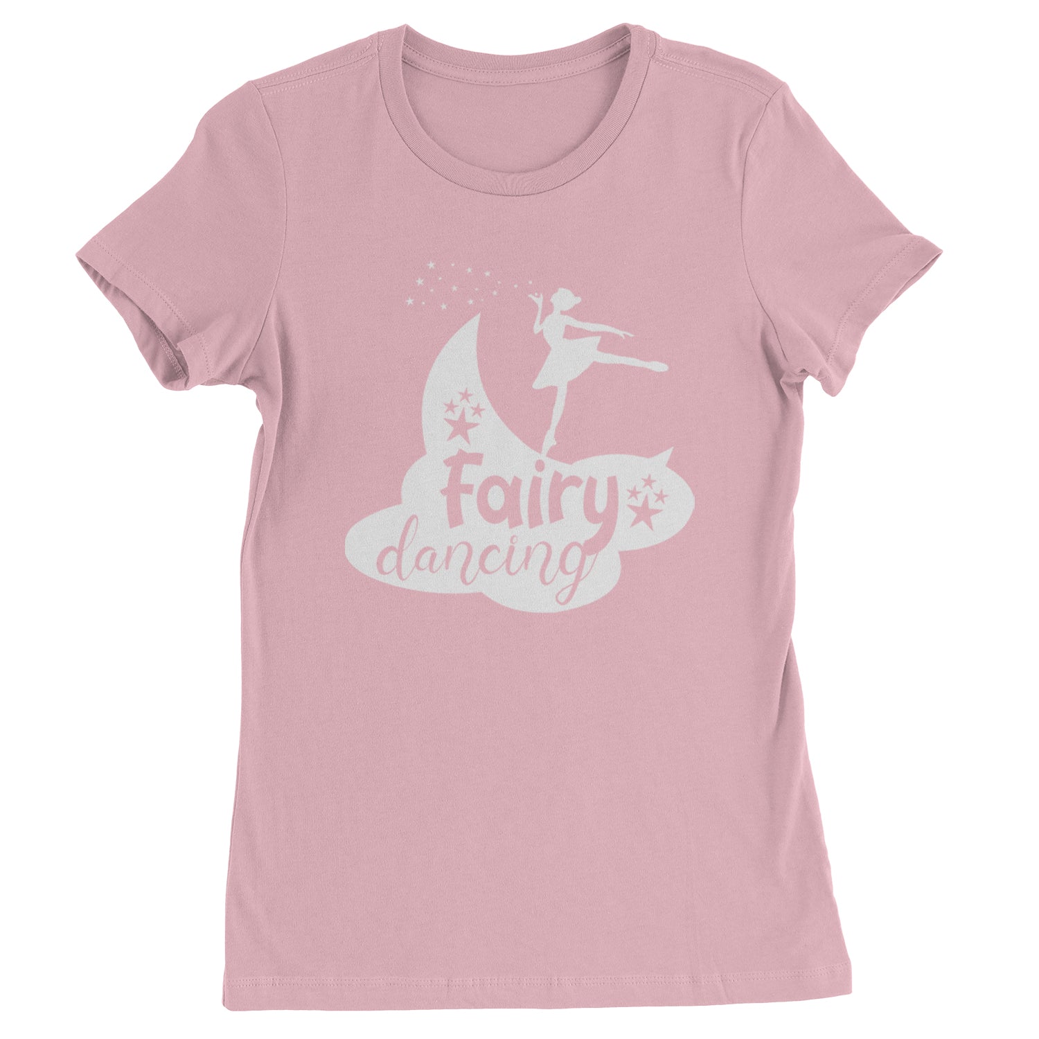 Fairy Dancing Womens T-shirt Light Pink