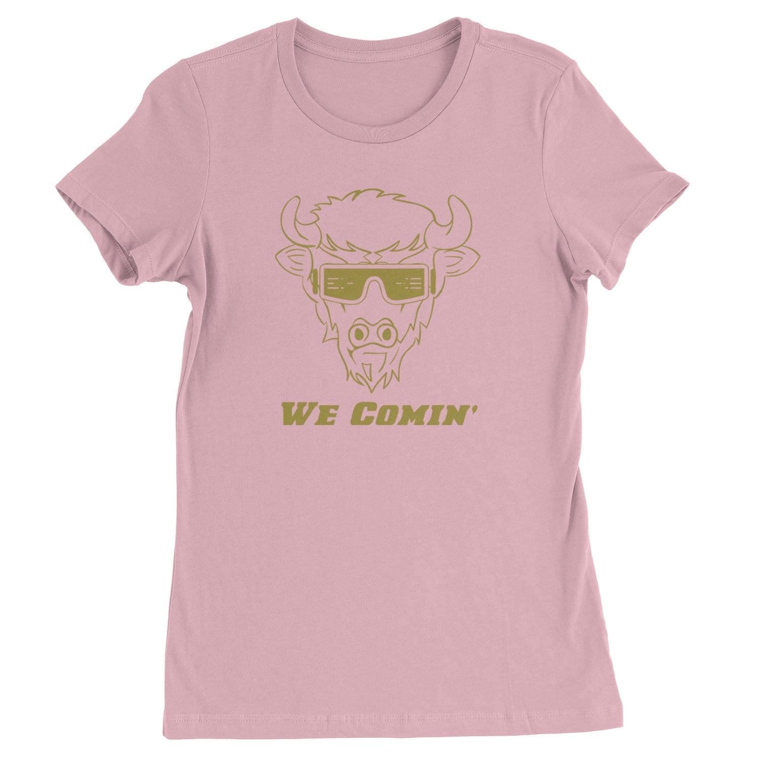 We Coming Coach Prime Colorado Womens T-shirt Light Pink