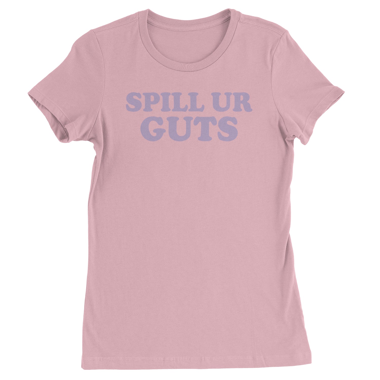 Spill Ur Guts Music Womens T-shirt Light Pink