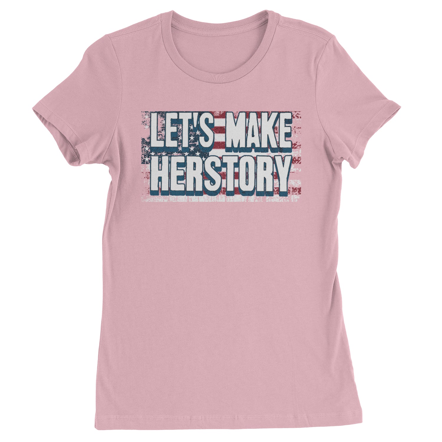 Lets Make Herstory - Support Kamala Harris For President 2024 Womens T-shirt Light Pink