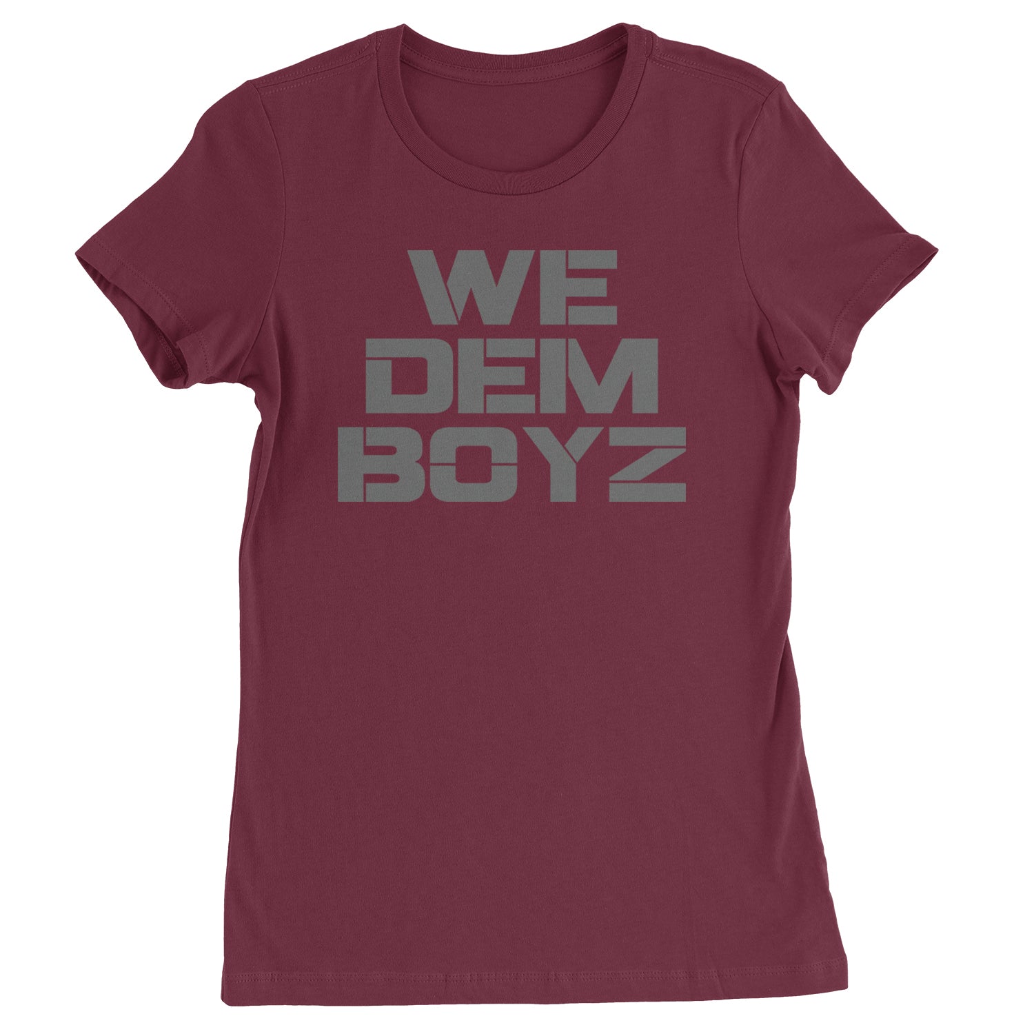 WE Dem Boys Dallas  Womens T-shirt Maroon