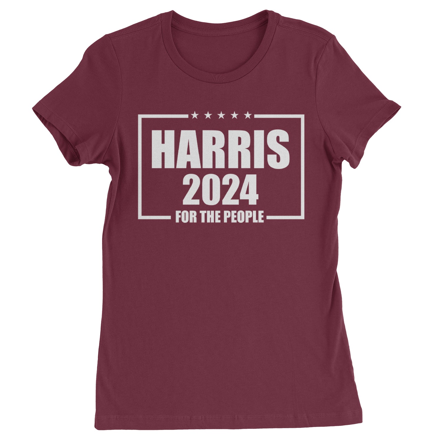 Harris 2024 - Vote For Kamala For President Womens T-shirt Maroon