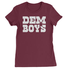 Dem Boys Dallas Football Womens T-shirt Maroon