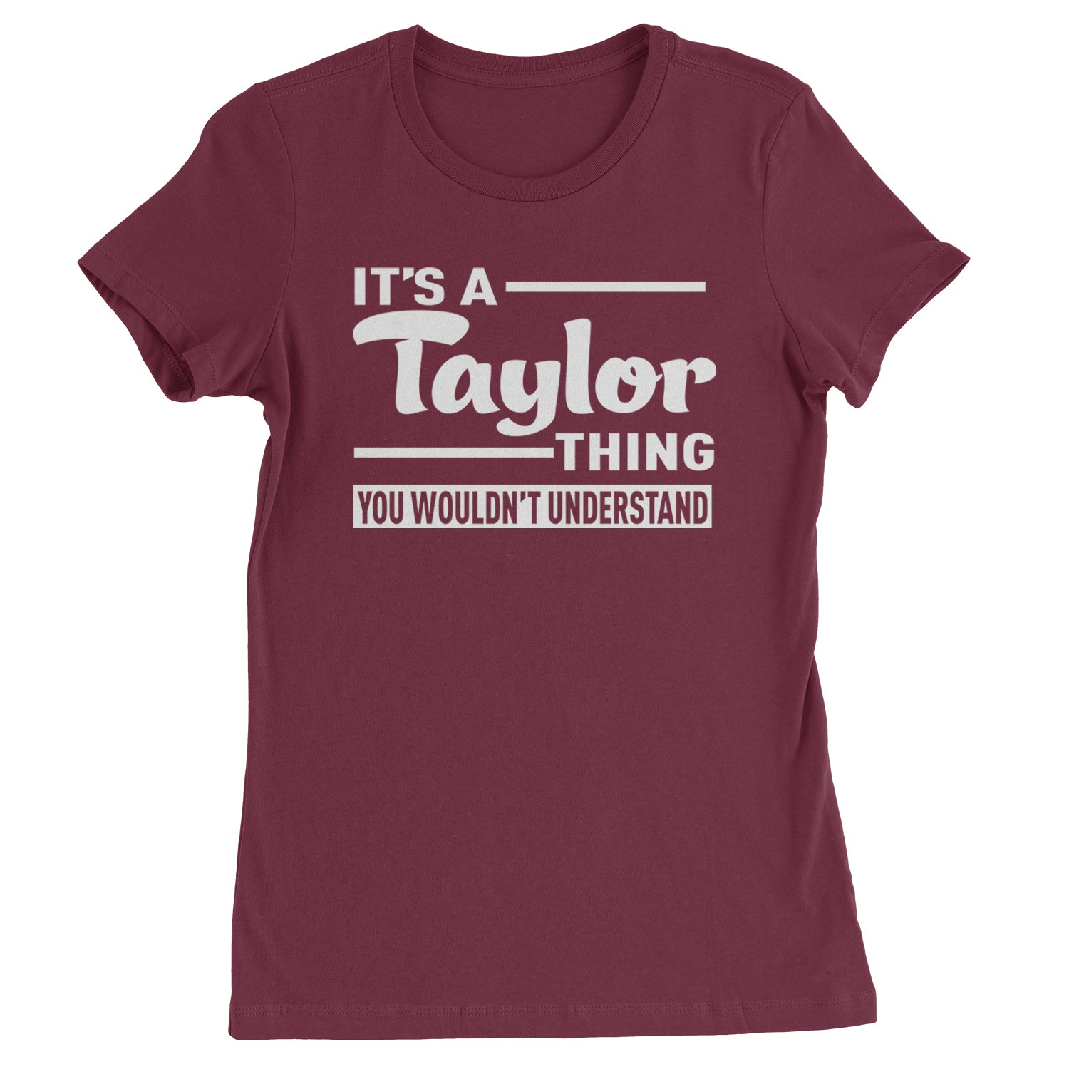 It's A Taylor Thing, You Wouldn't Understand TTPD Womens T-shirt Maroon