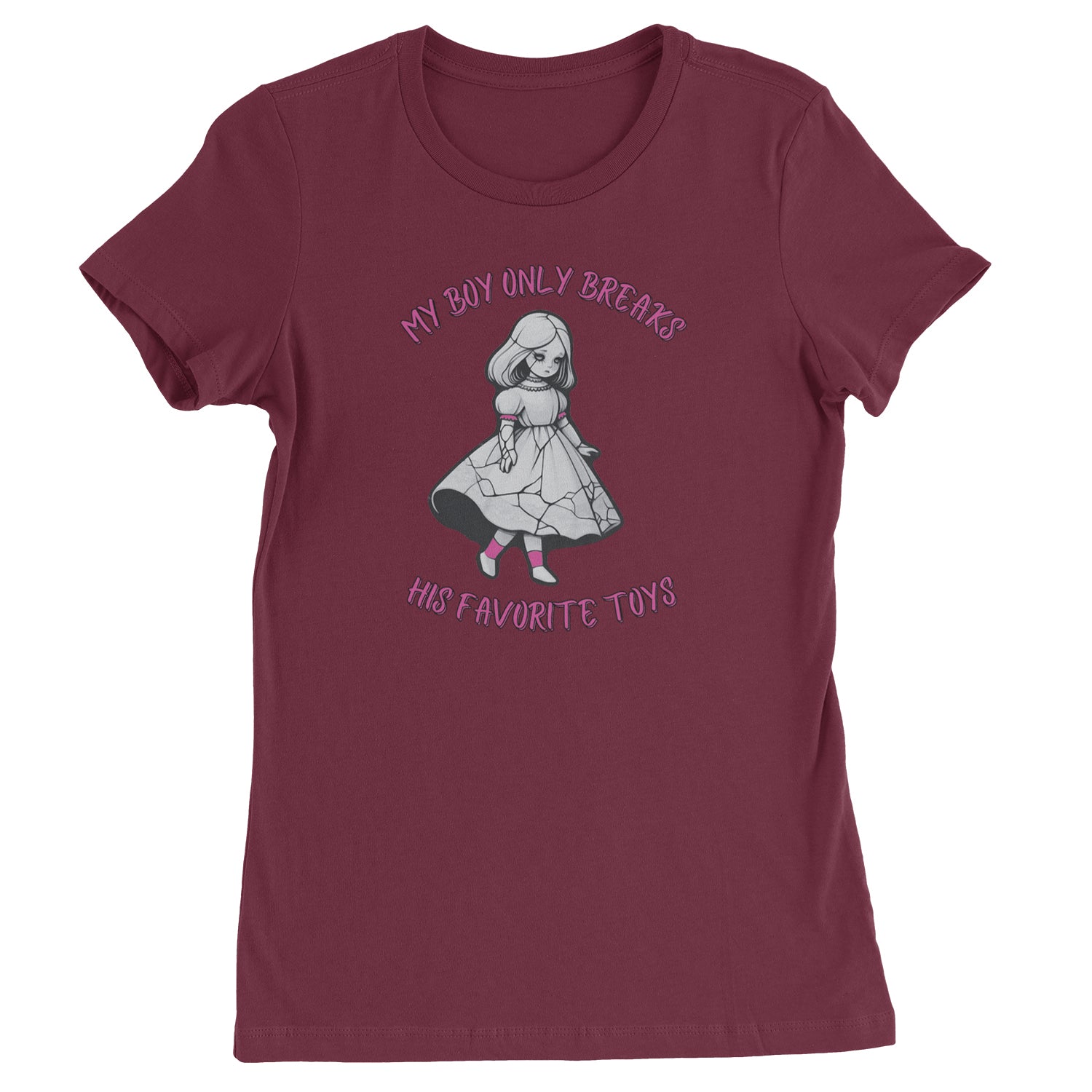 My Boy Only Breaks His Favorite Toys TTPD Music Womens T-shirt Maroon