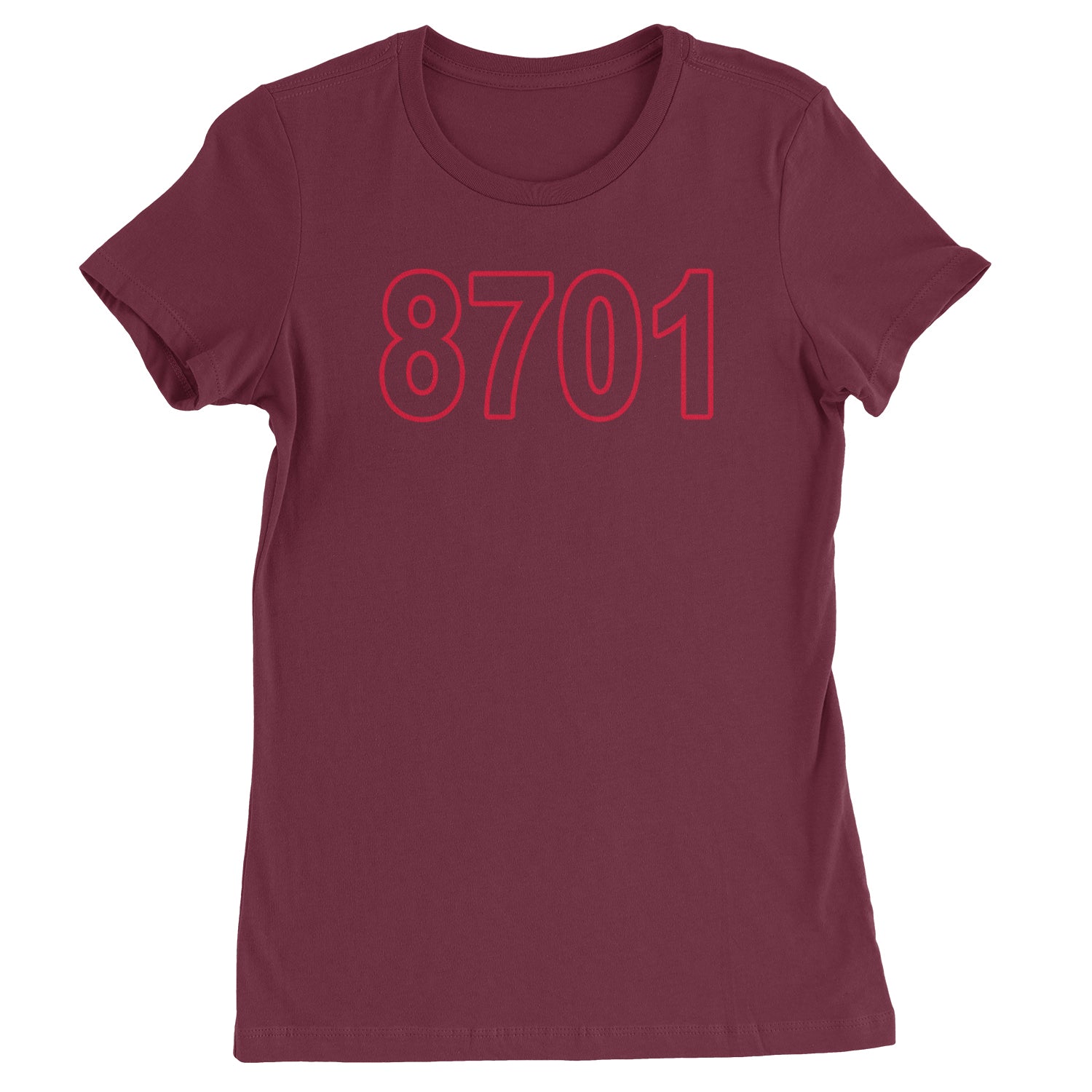 Timeless 8701 Era Y2K  Womens T-shirt Maroon