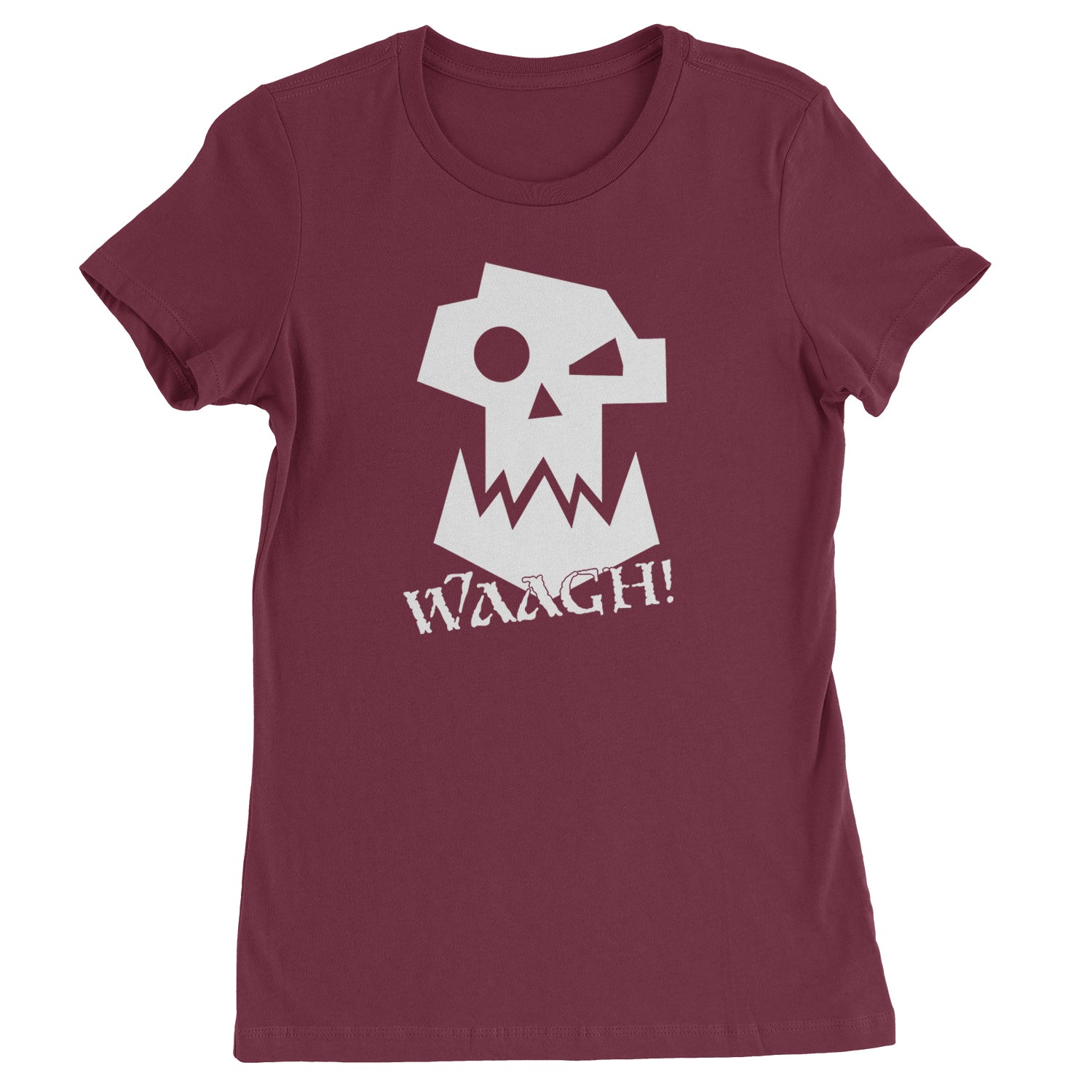 Ork Miniature Tabletop Wargaming Waagh Womens T-shirt Maroon