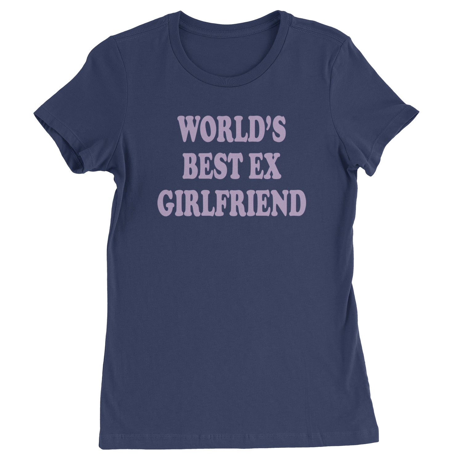 World's Best Ex Girlfriend Y2K Revenge Womens T-shirt Navy Blue