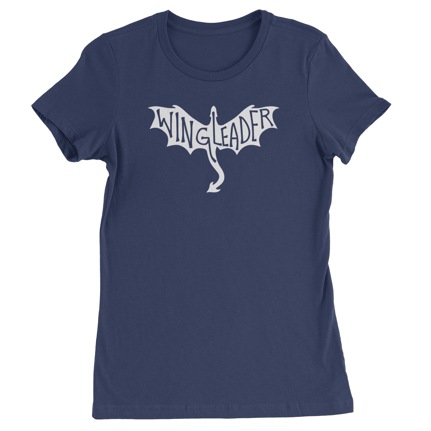 Wingleader Basgiath War College Womens T-shirt Navy Blue