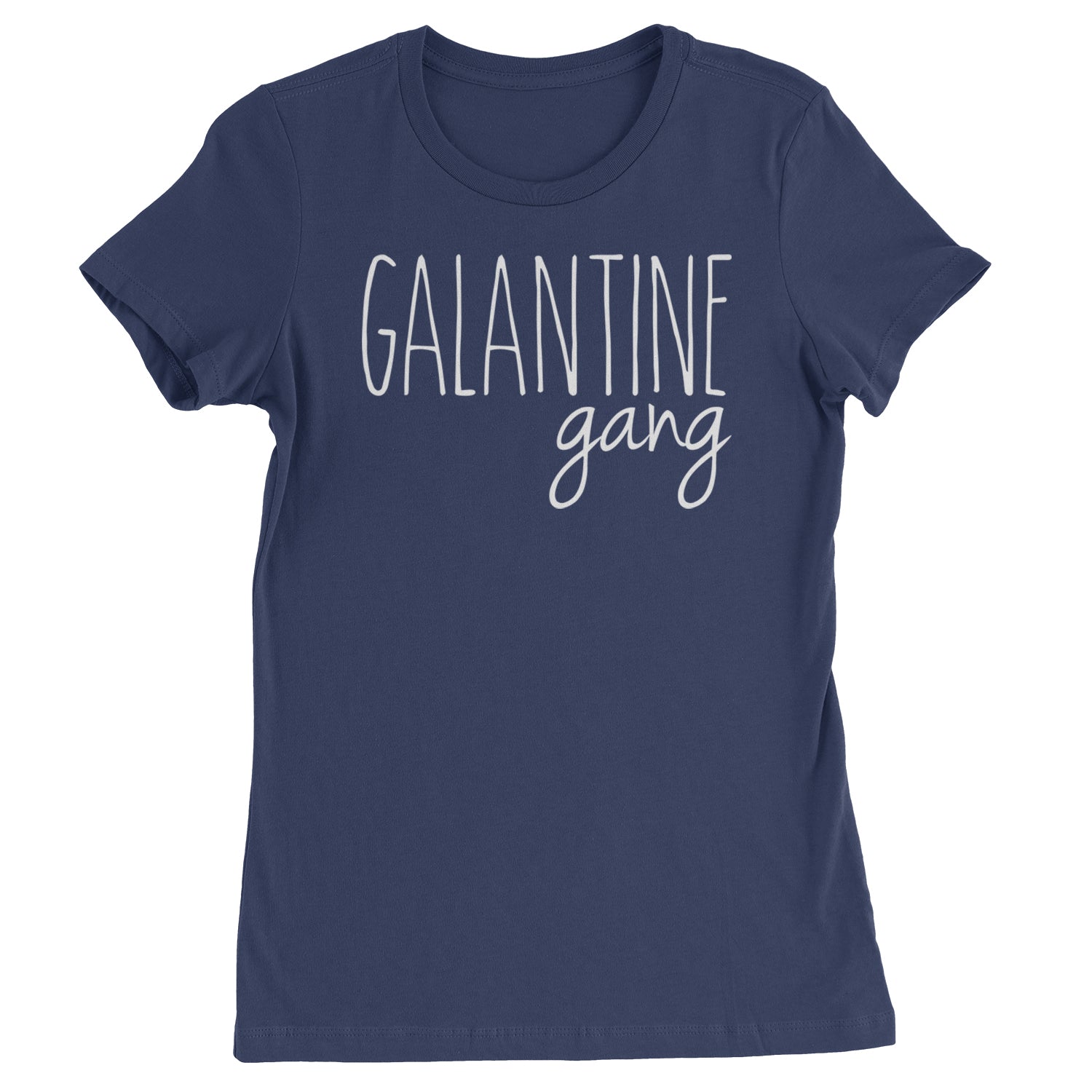 Galentine Gang Valentine's Shirt Womens T-shirt Navy Blue