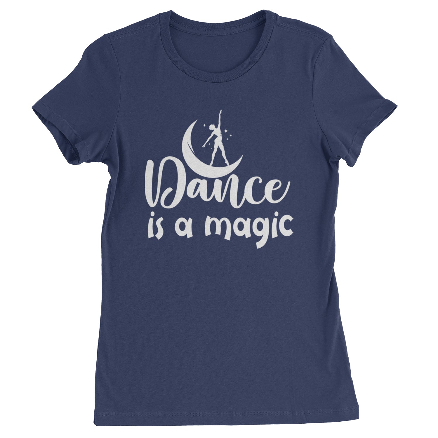 Dance Is Magic Womens T-shirt Navy Blue