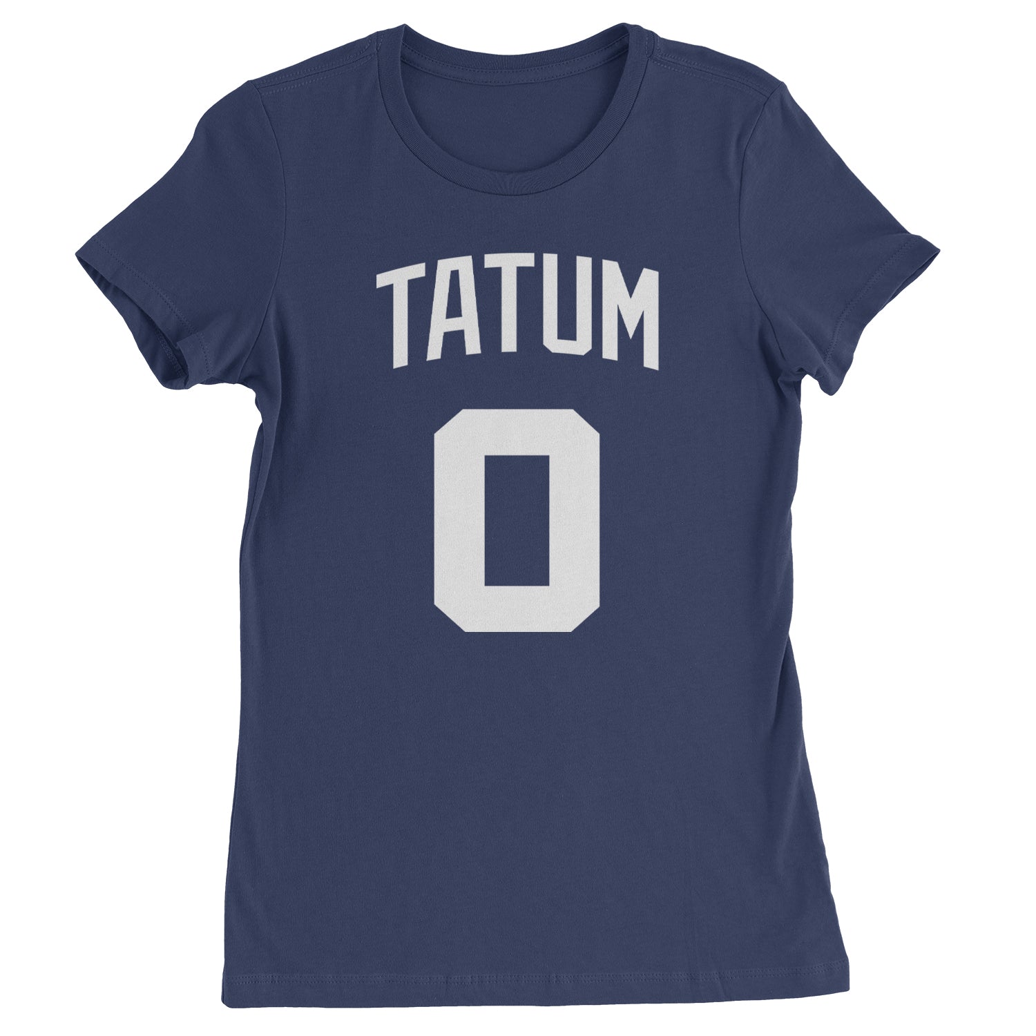 Tatum #0 Boston Basketball Womens T-shirt Navy Blue